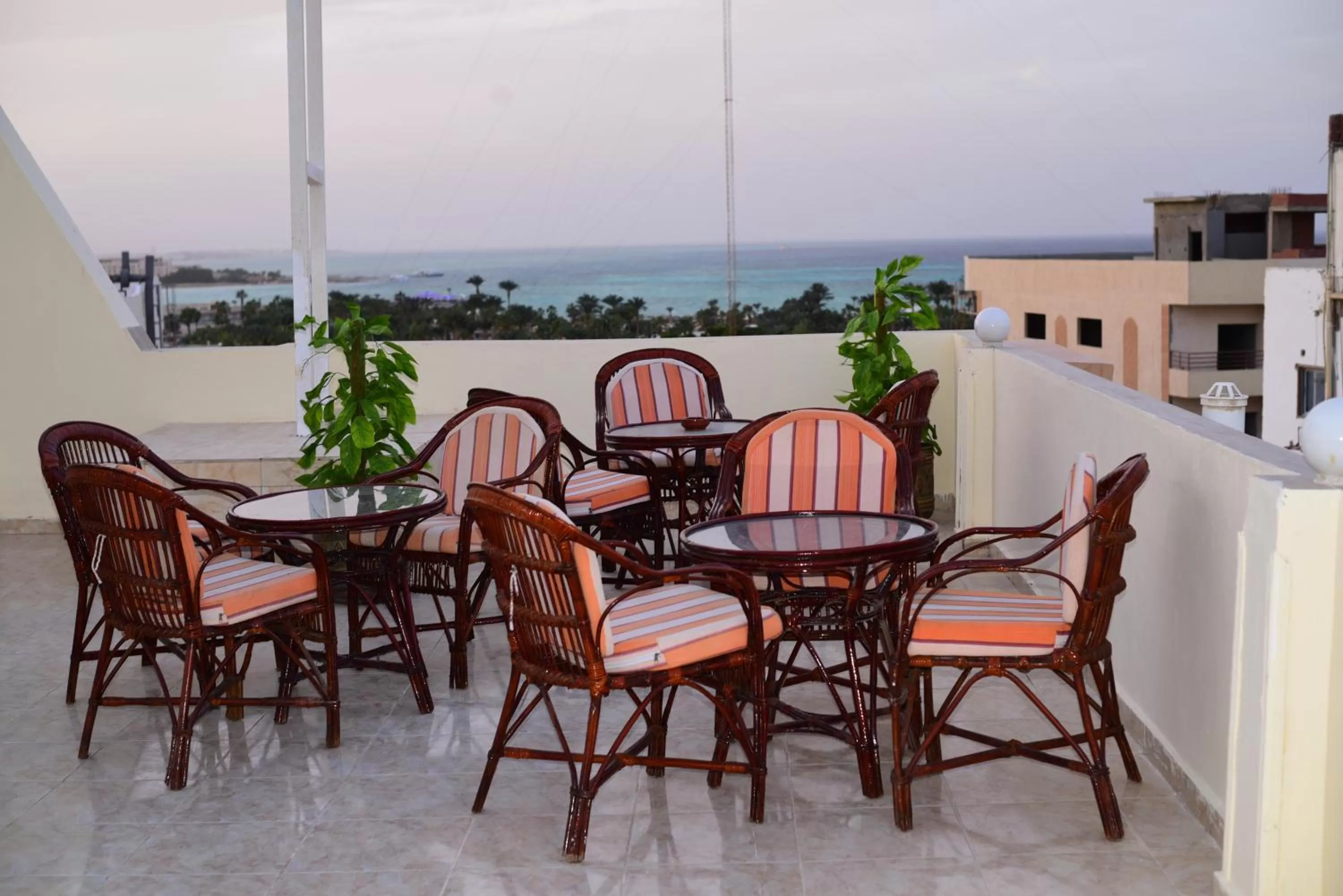 Patio in Luxor Hotel Hurghada