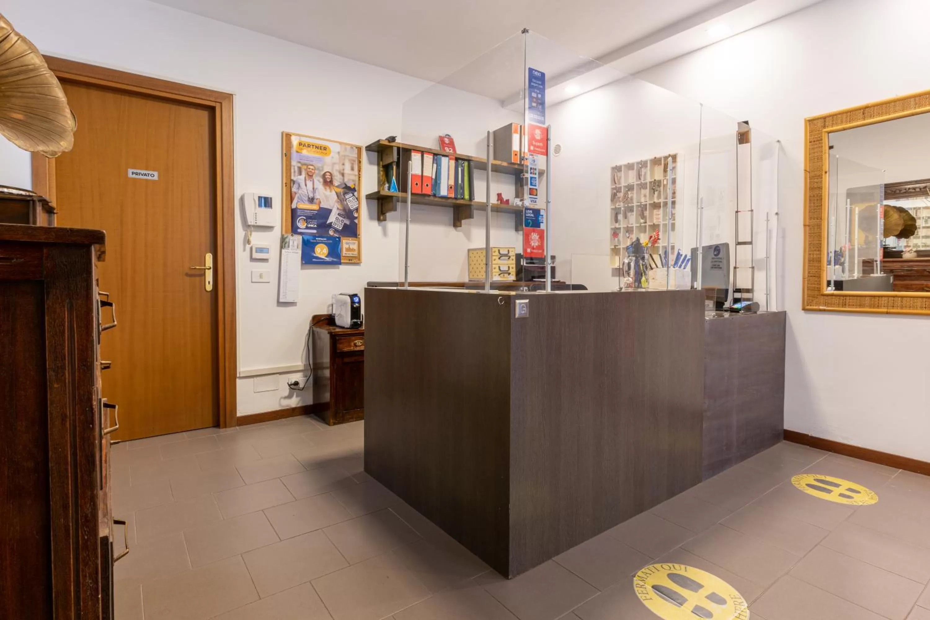 Lobby or reception in Affittacamere Valentina