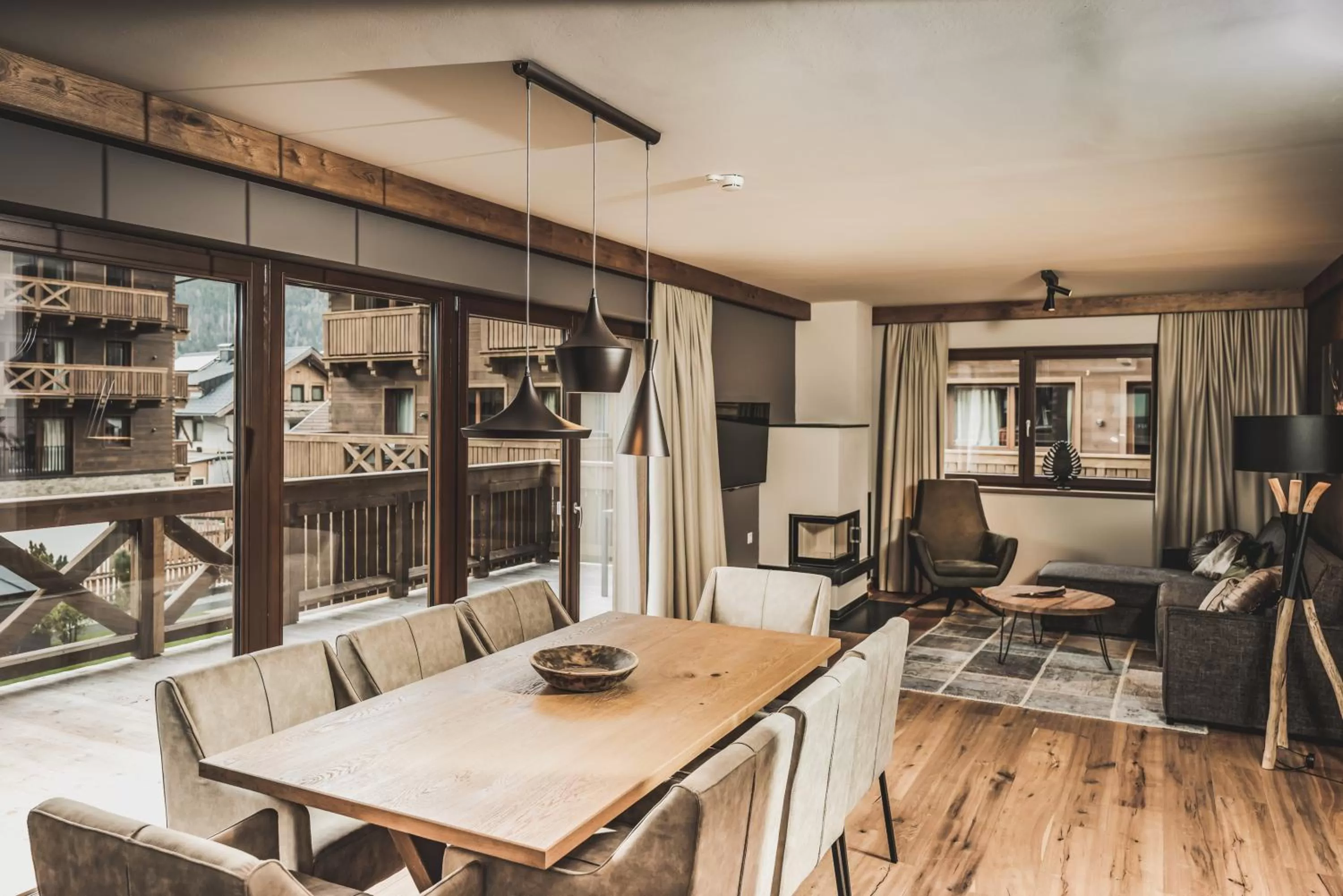 Living room in PURE Resort Ehrwald