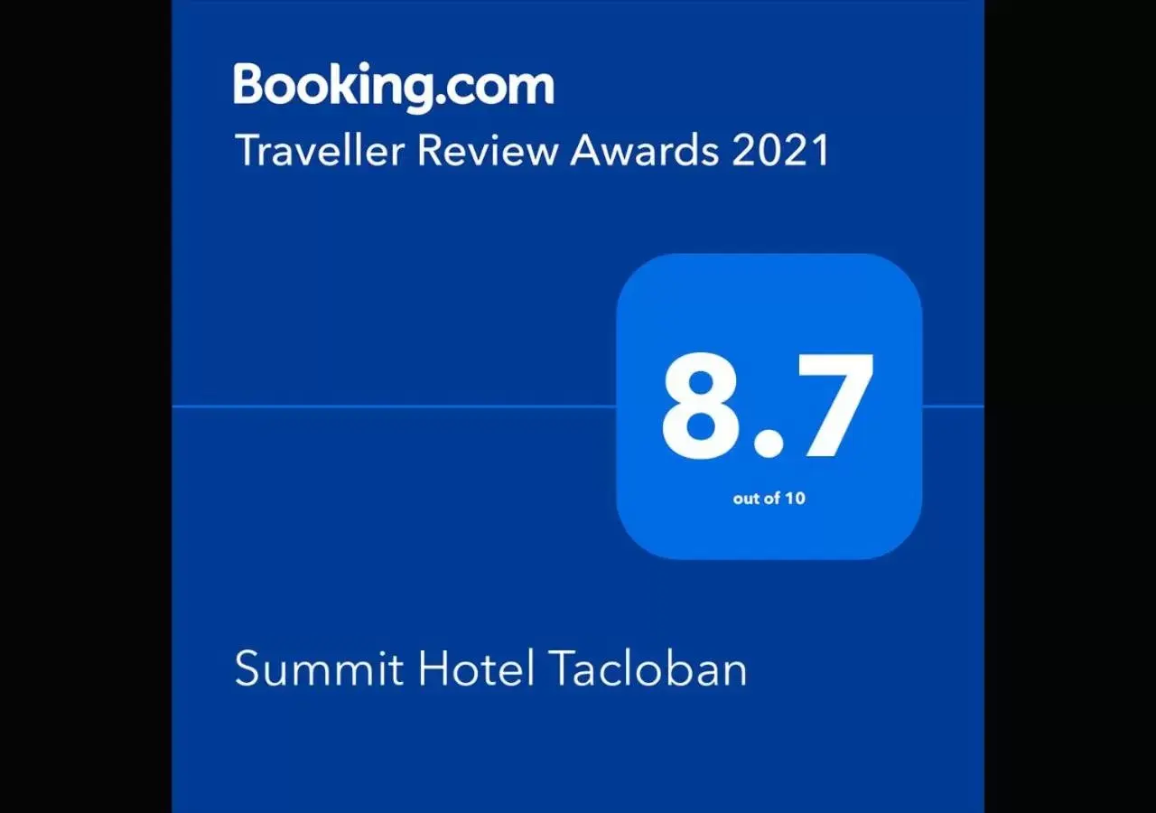 Certificate/Award, Logo/Certificate/Sign/Award in Summit Hotel Tacloban