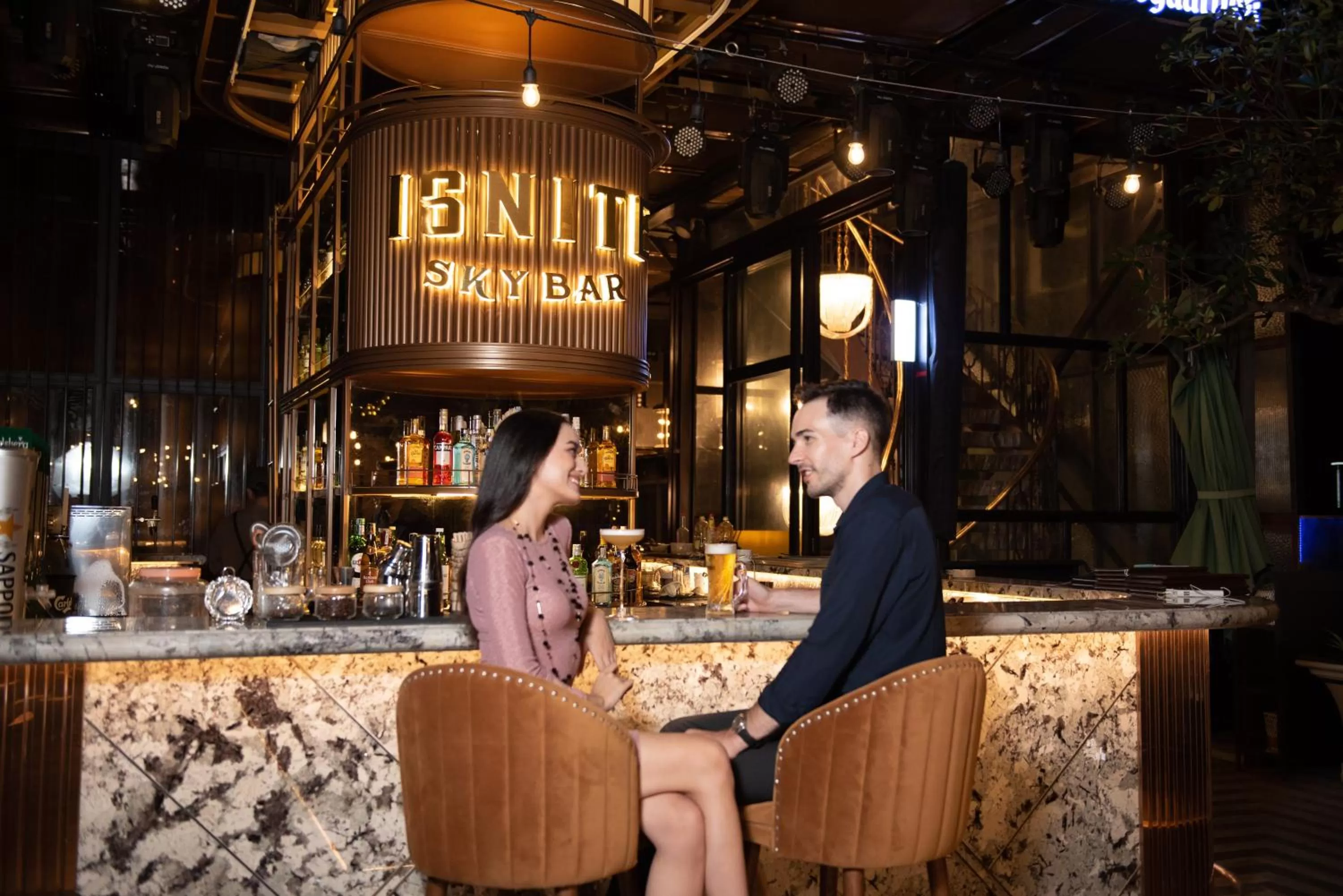 Lounge or bar in Peridot Grand Luxury Boutique Hotel