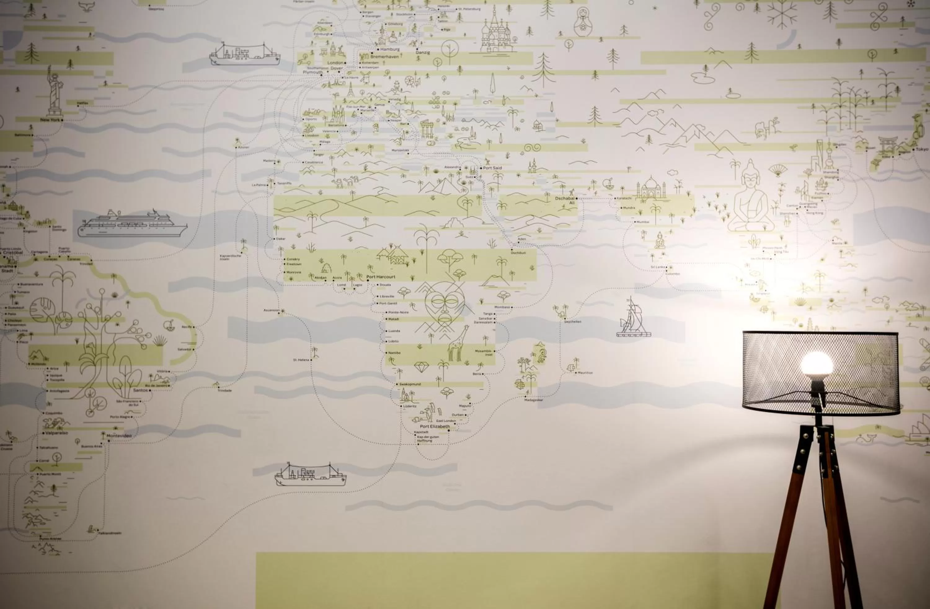 Lobby or reception in JUFA Hotel Hamburg HafenCity