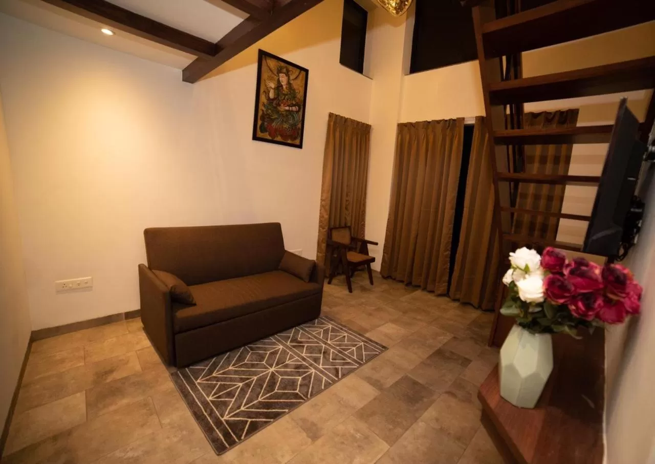 Seating Area in HALF Hotel, Calangute