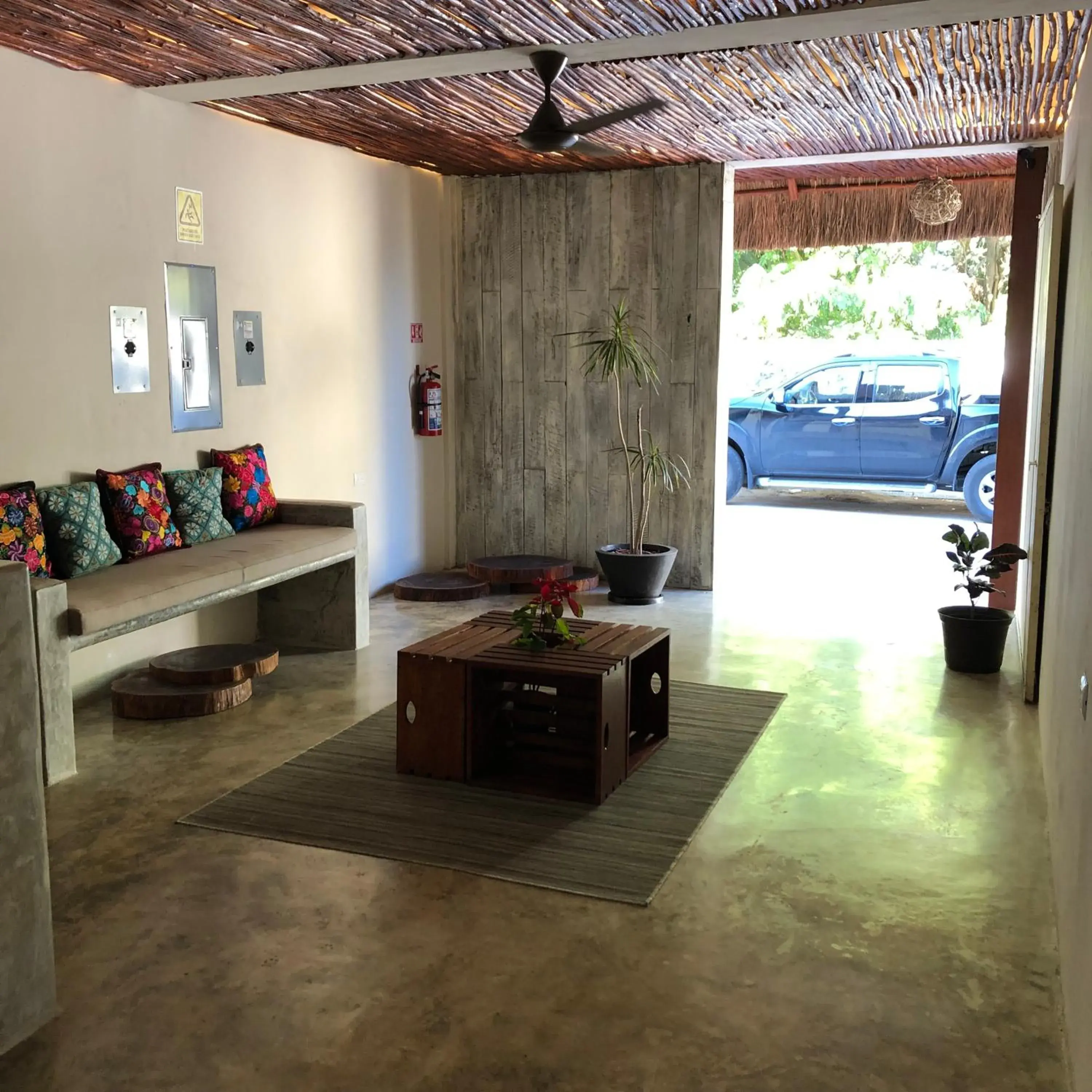 Lobby or reception, Seating Area in Tierra maya Hotel & Sanctuary