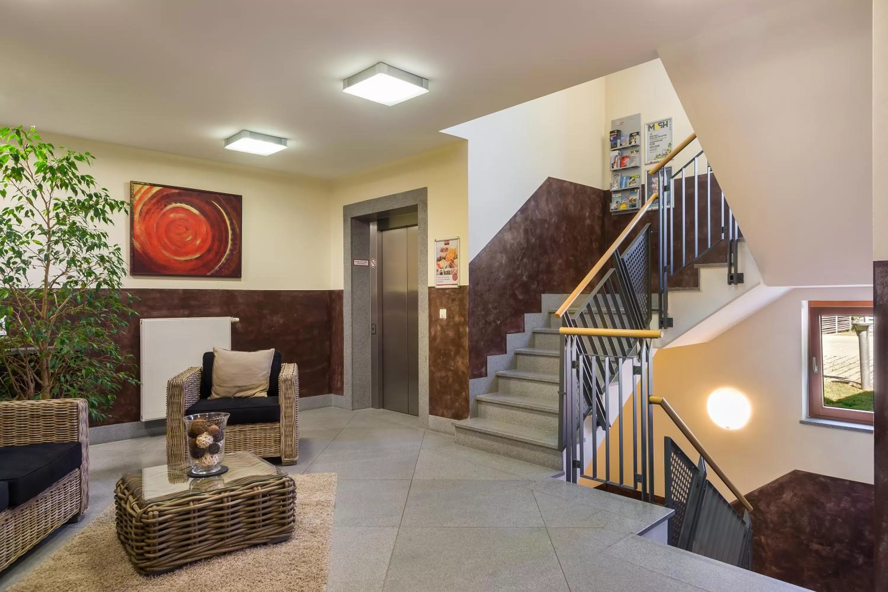 Lobby or reception in Novum Hotel Seidlhof München