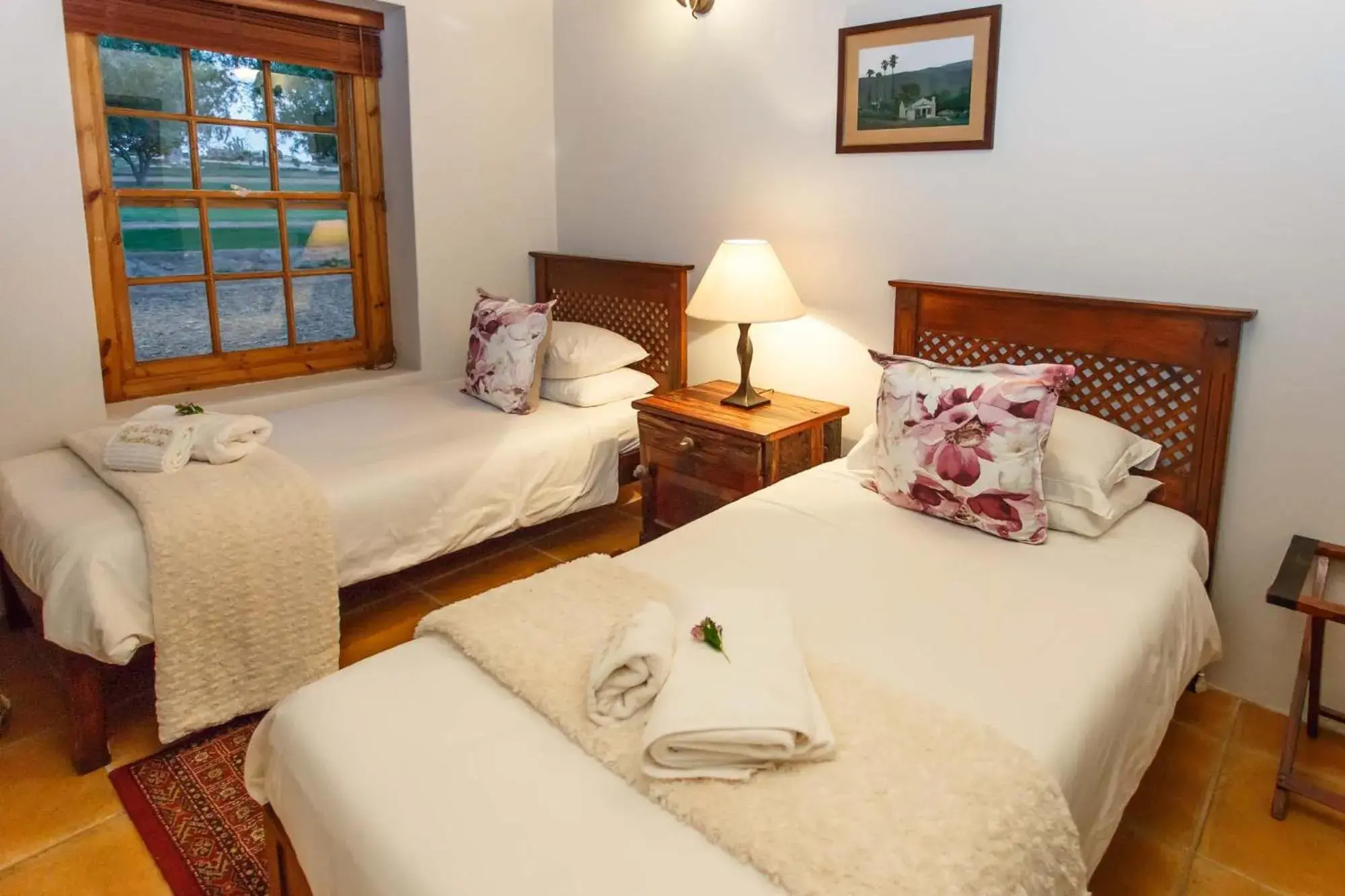 Bed in De Denne Country Guest House