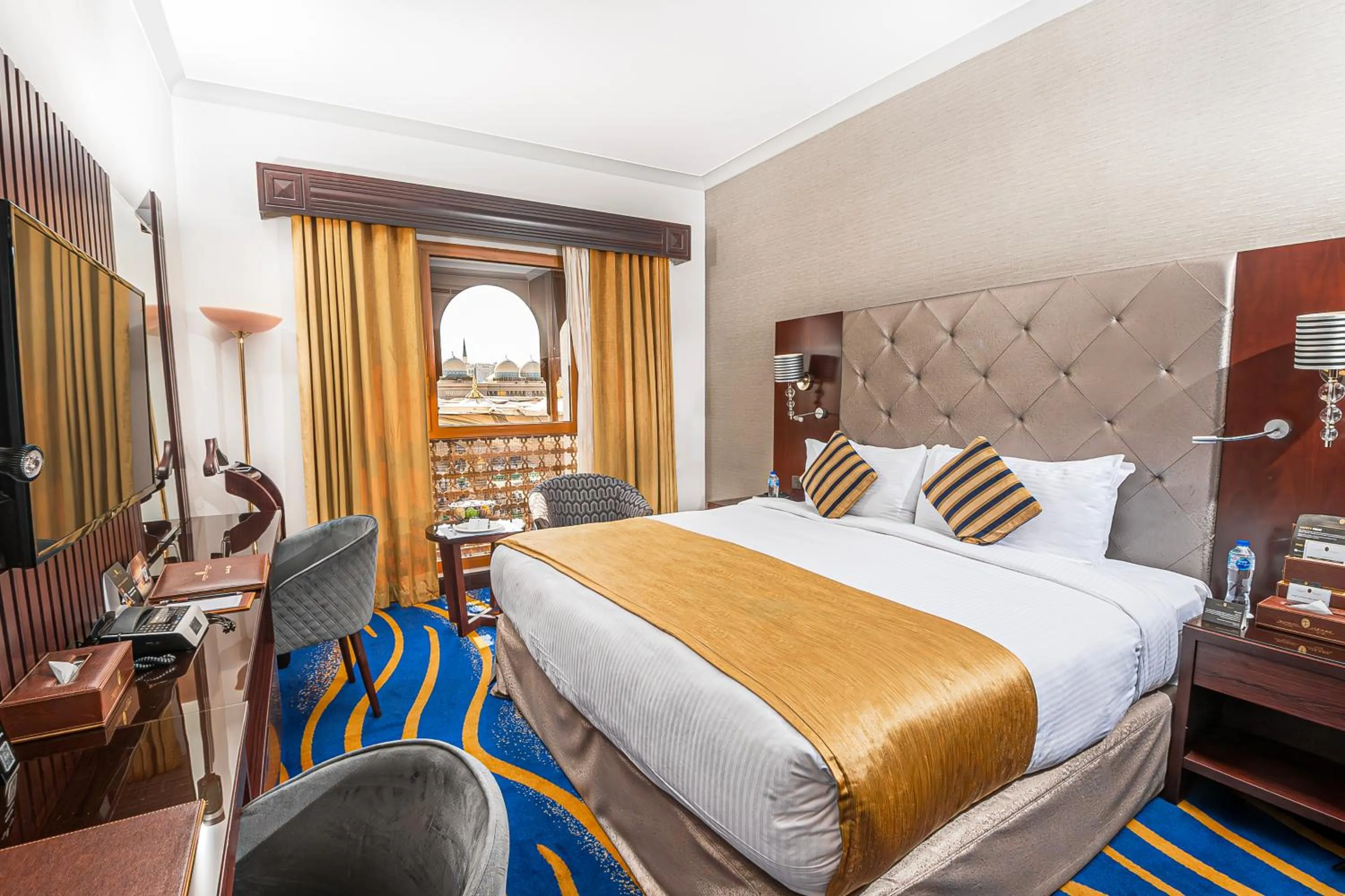 Bed in Dar Al Taqwa Hotel