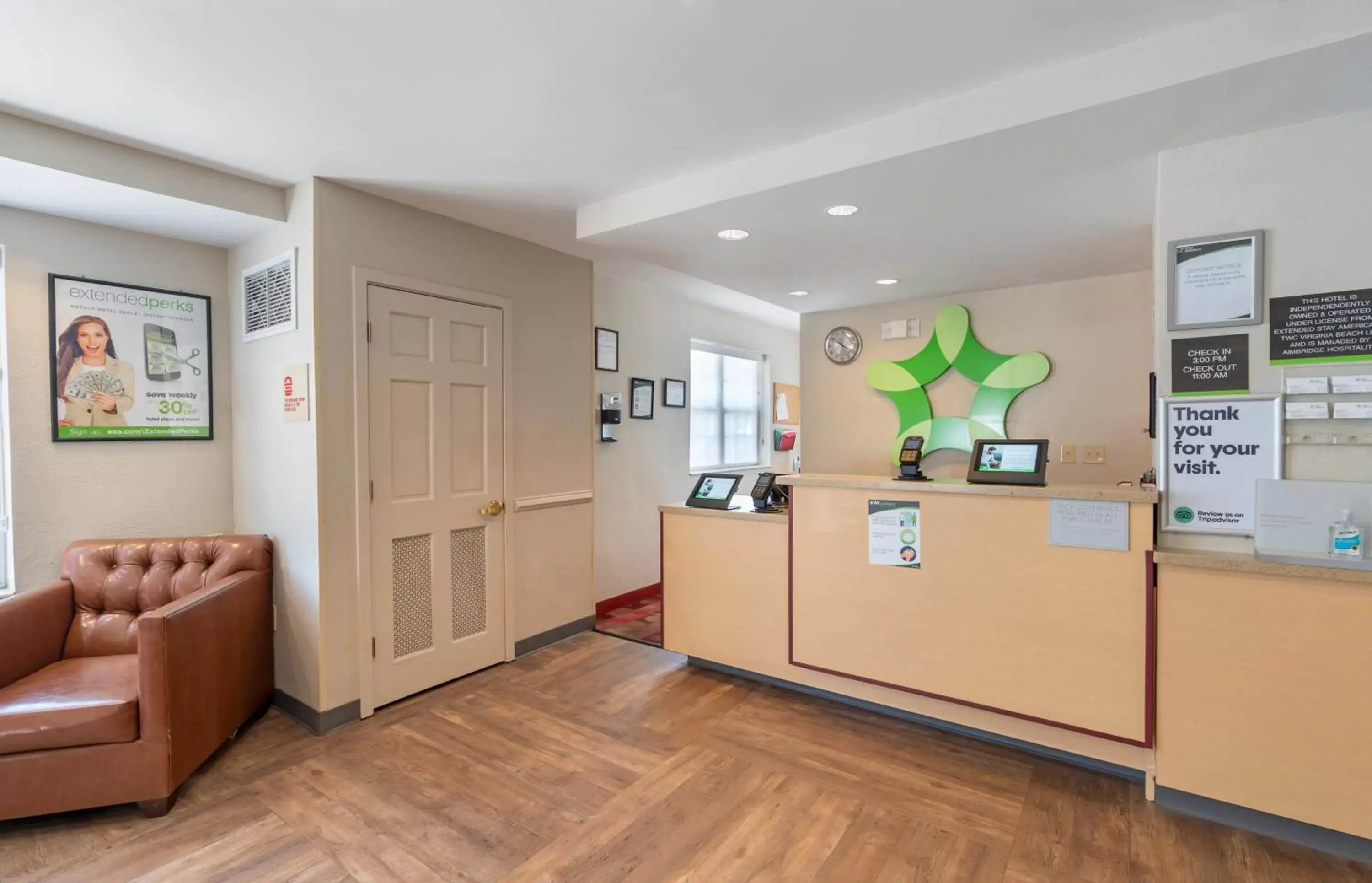 Lobby or reception, Lobby/Reception in Extended Stay America Suites - Virginia Beach