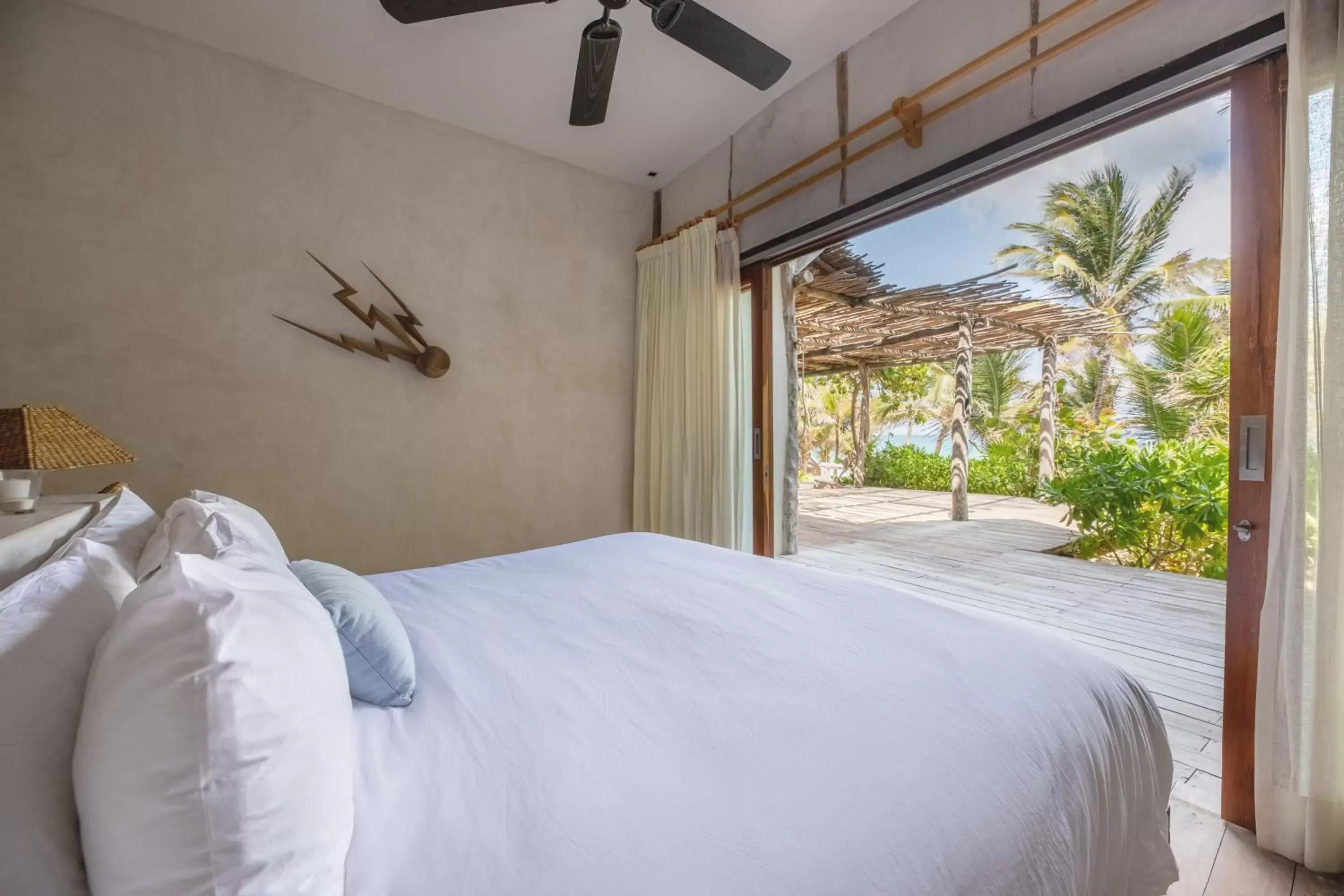 Bed in La Valise Tulum