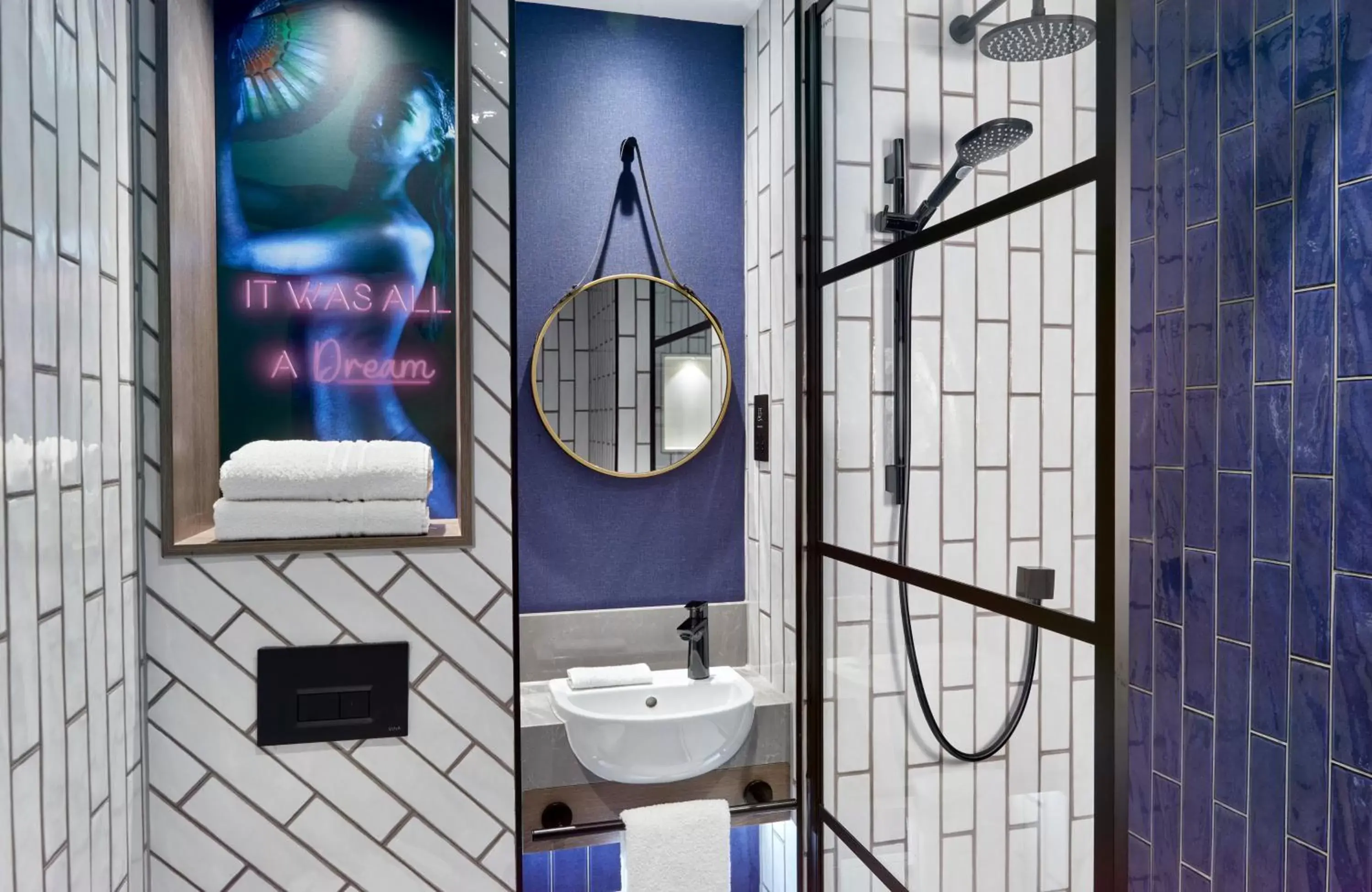 Bathroom in NYX Hotel London Holborn by Leonardo Hotels