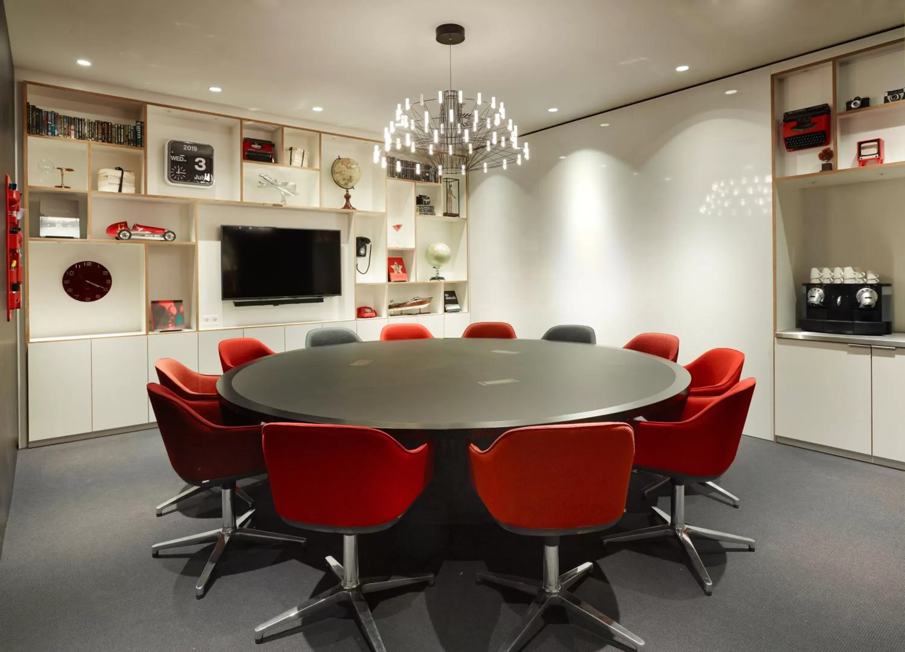 Meeting/conference room in citizenM Amstel Amsterdam