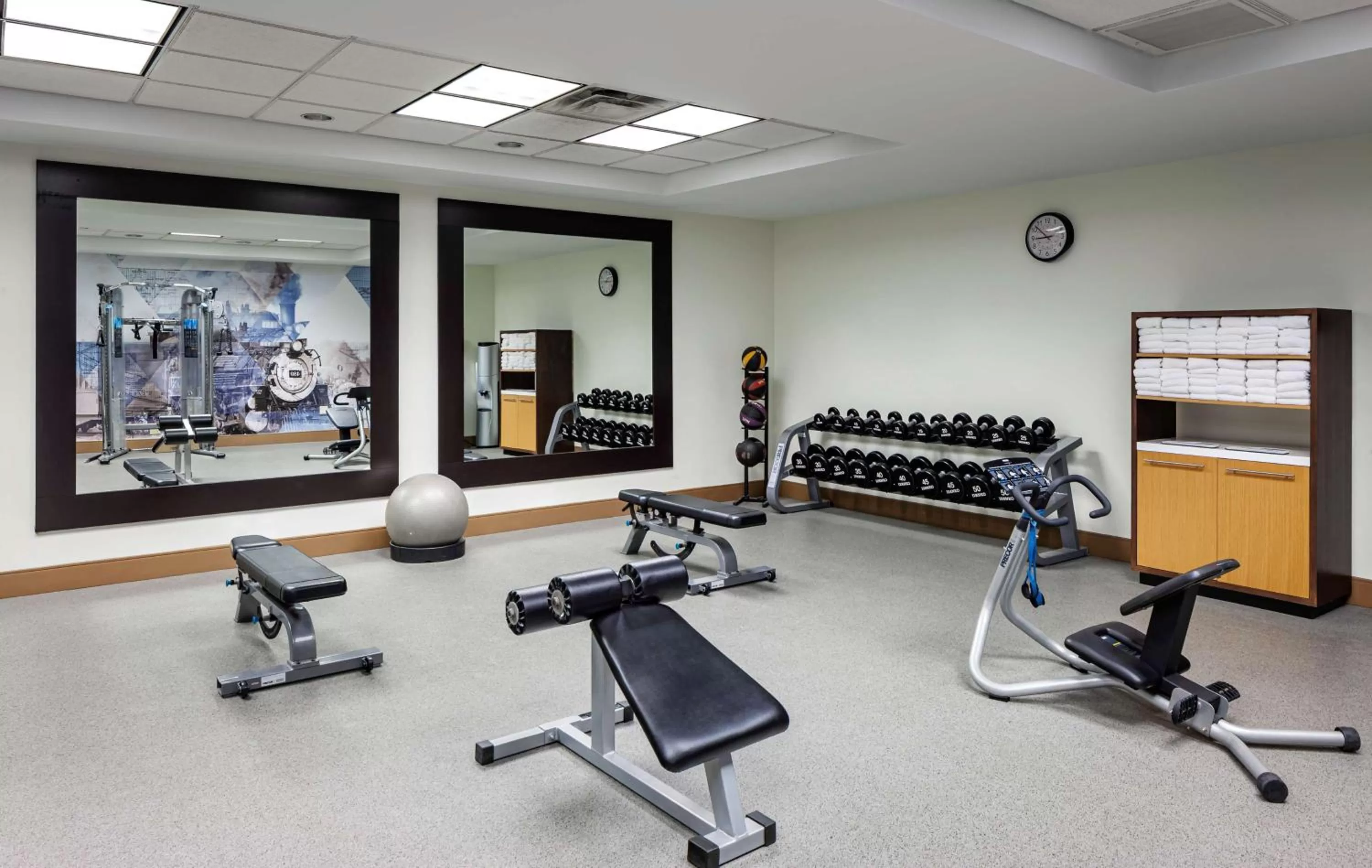 Fitness centre/facilities in Hilton Garden Inn Omaha Downtown-Old Market Area