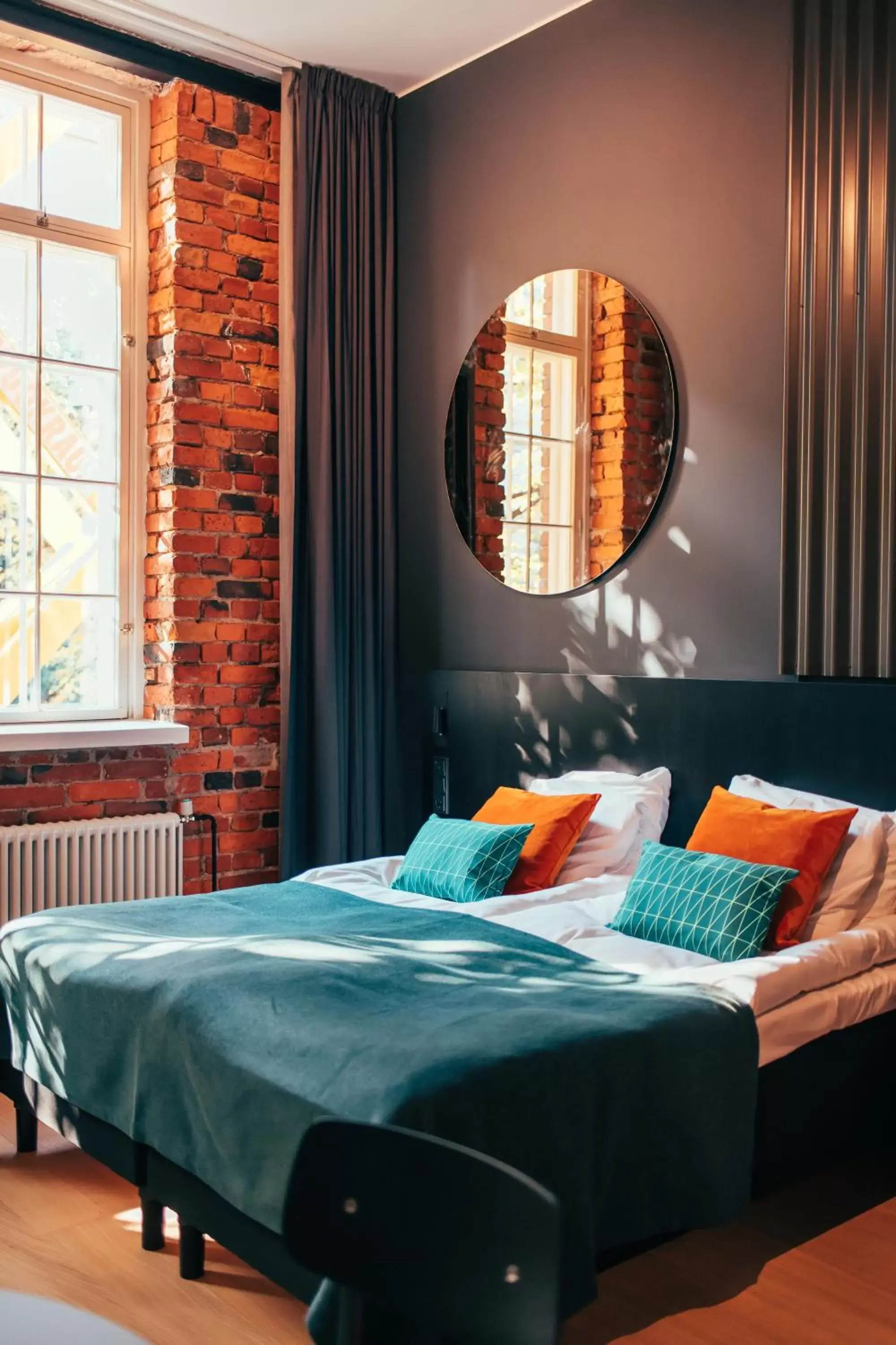 Bed in The Folks Hotel Konepaja Bed in The Folks Hotel Konepaja