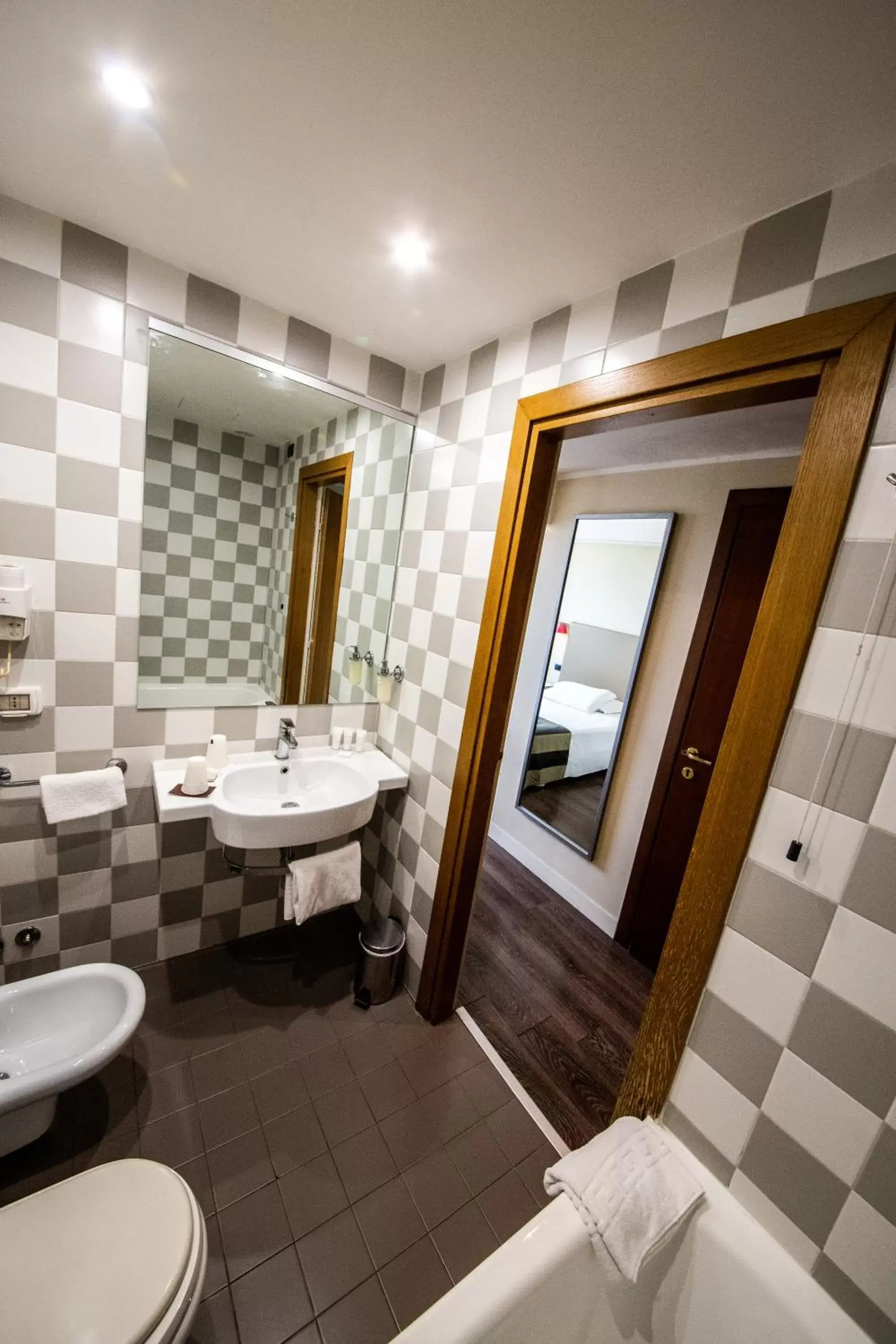 Bathroom in Hotel Roma Tor Vergata