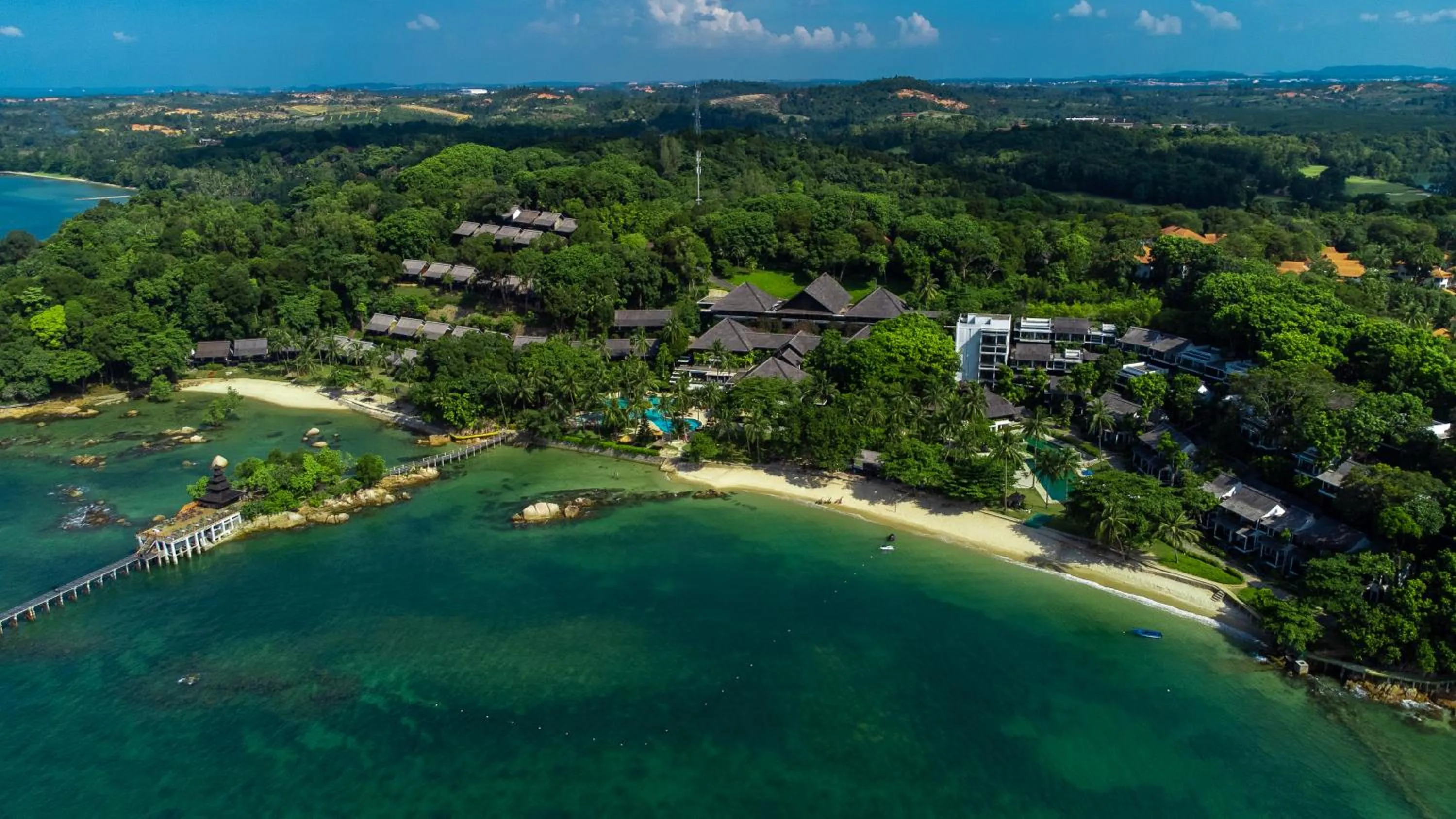 Bird's eye view in Turi Beach Resort