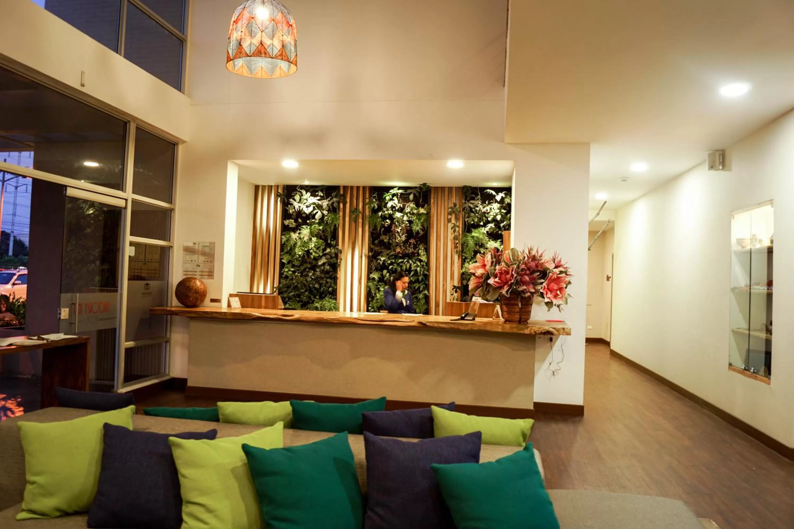 Lobby or reception in Hotel Factory Green Bogotá Occidente Calle 80