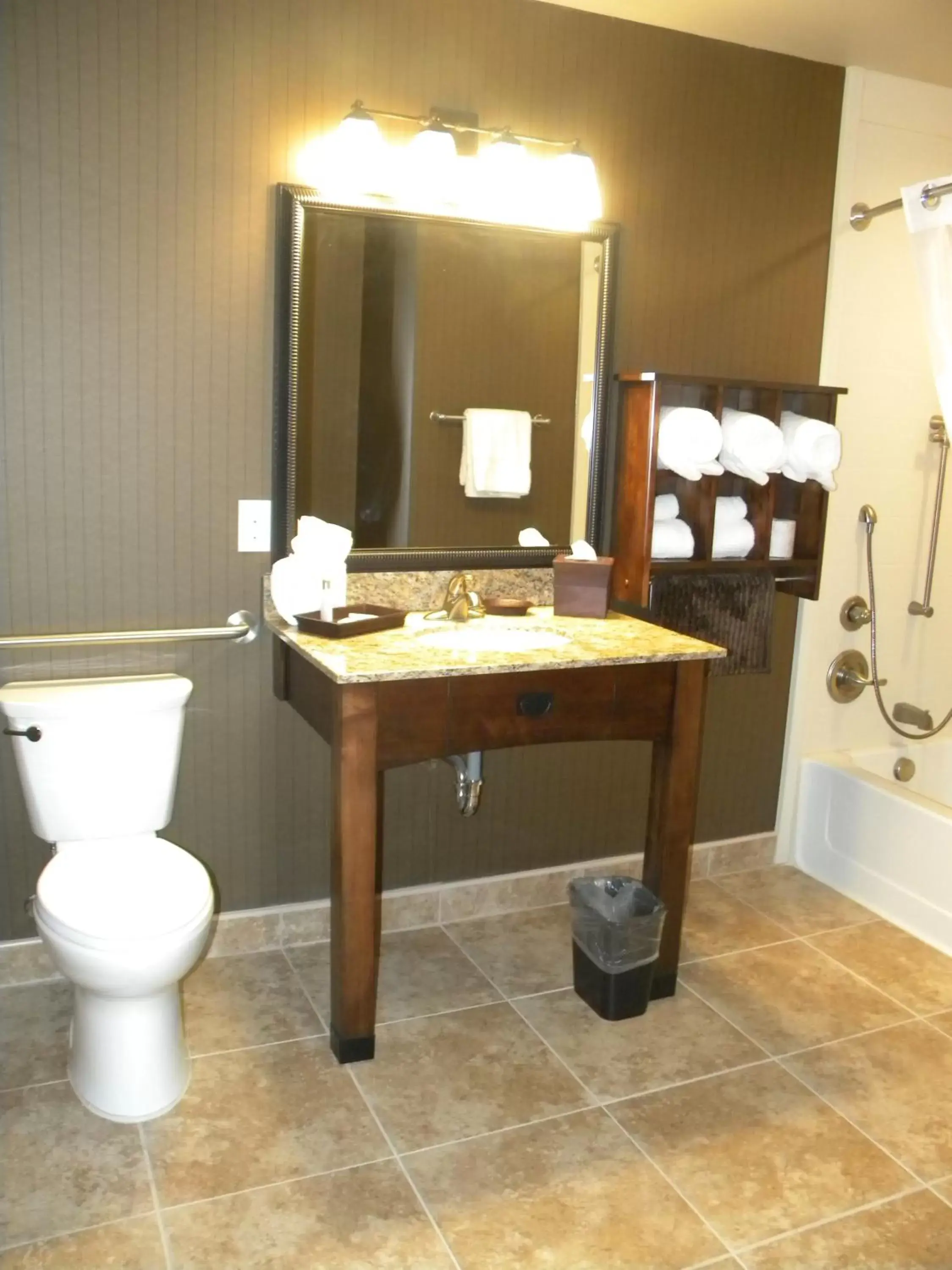 Shower, Bathroom in Teddy's Residential Suites Watford City