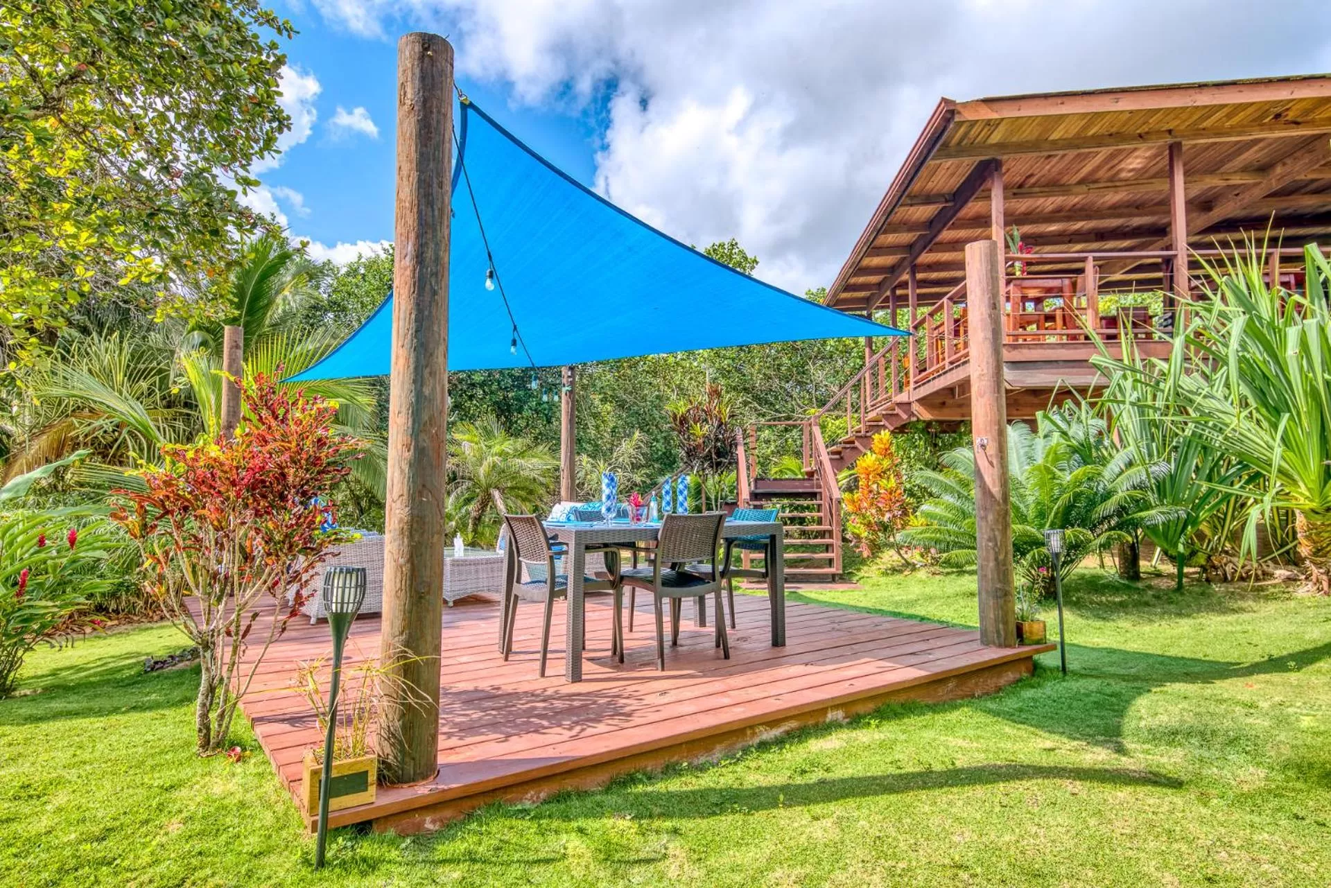 Patio in Oasis Bluff Beach