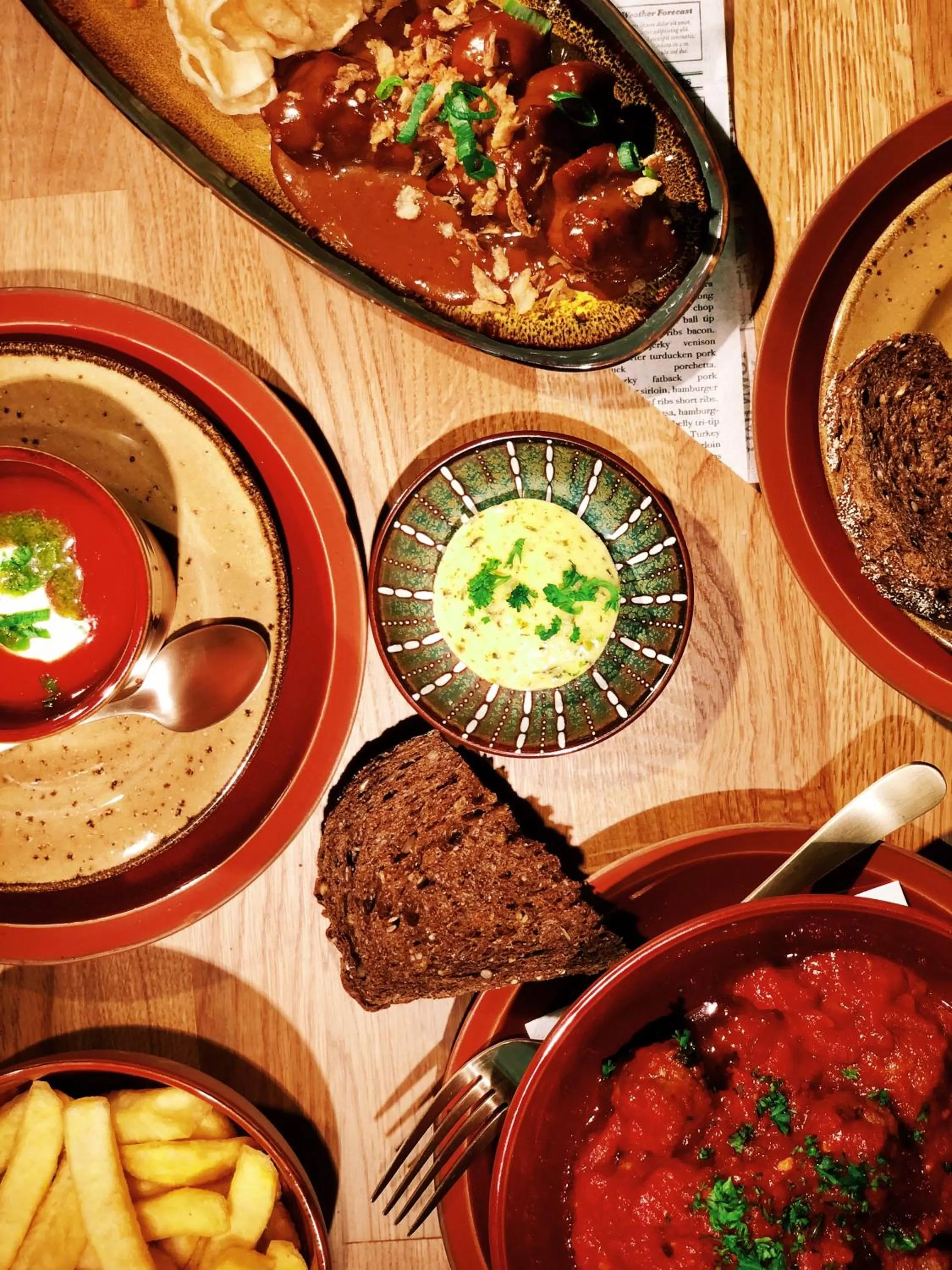 Food in BnB Bruxelles - Studios & Apartments