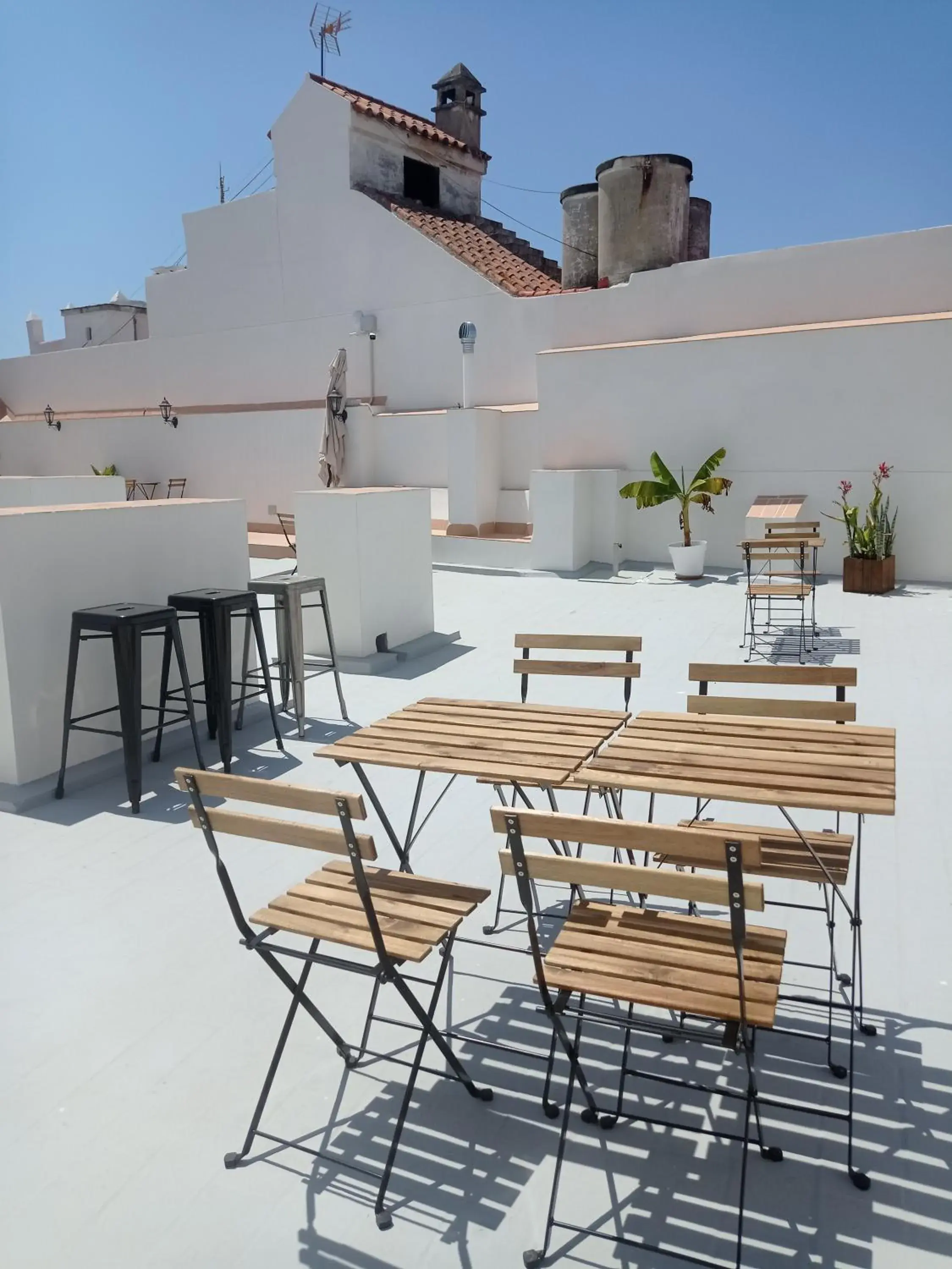 Balcony/Terrace in Planeta Cadiz Hostel