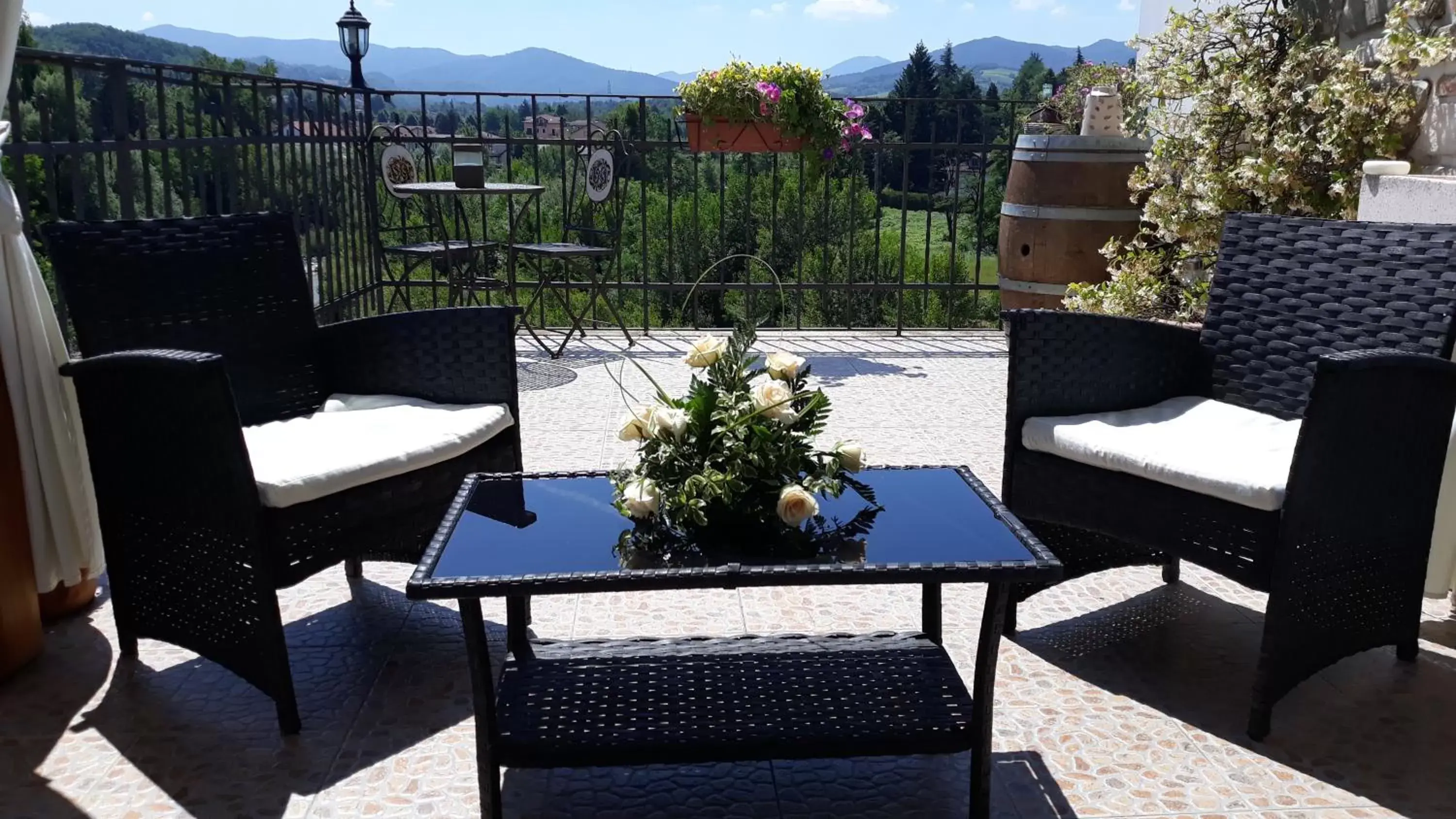 Balcony/Terrace in B&B Borgo Cortese