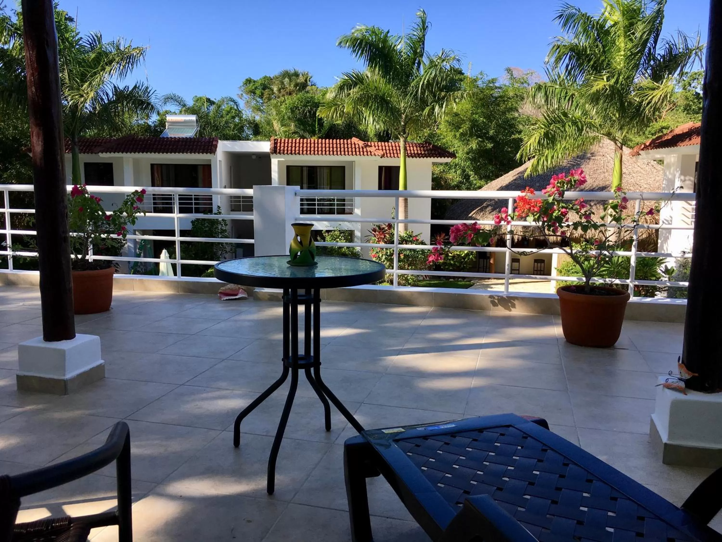 Patio in Coral Blanco Hotel