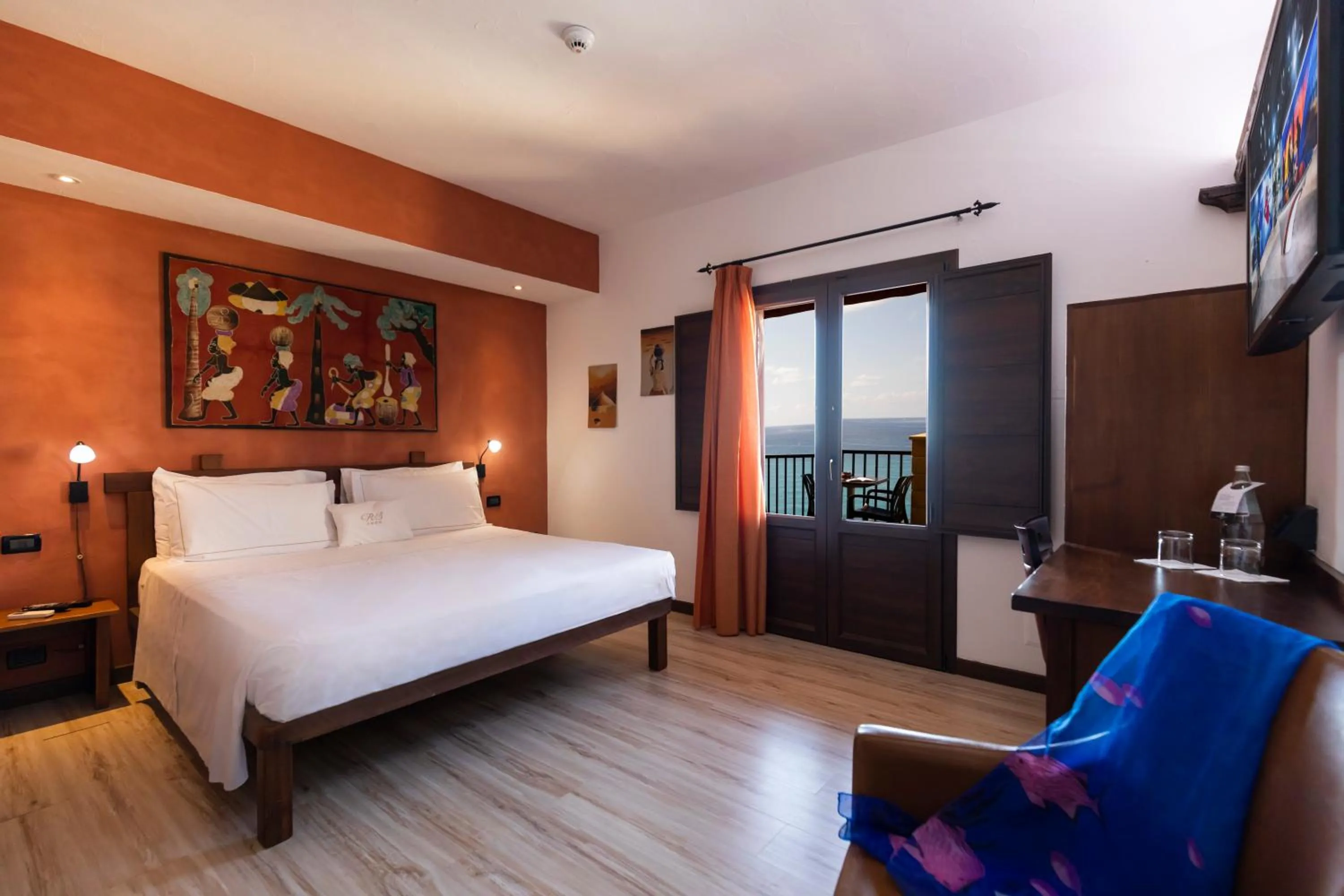 Sea view, Bed in Hotel Rocca Della Sena