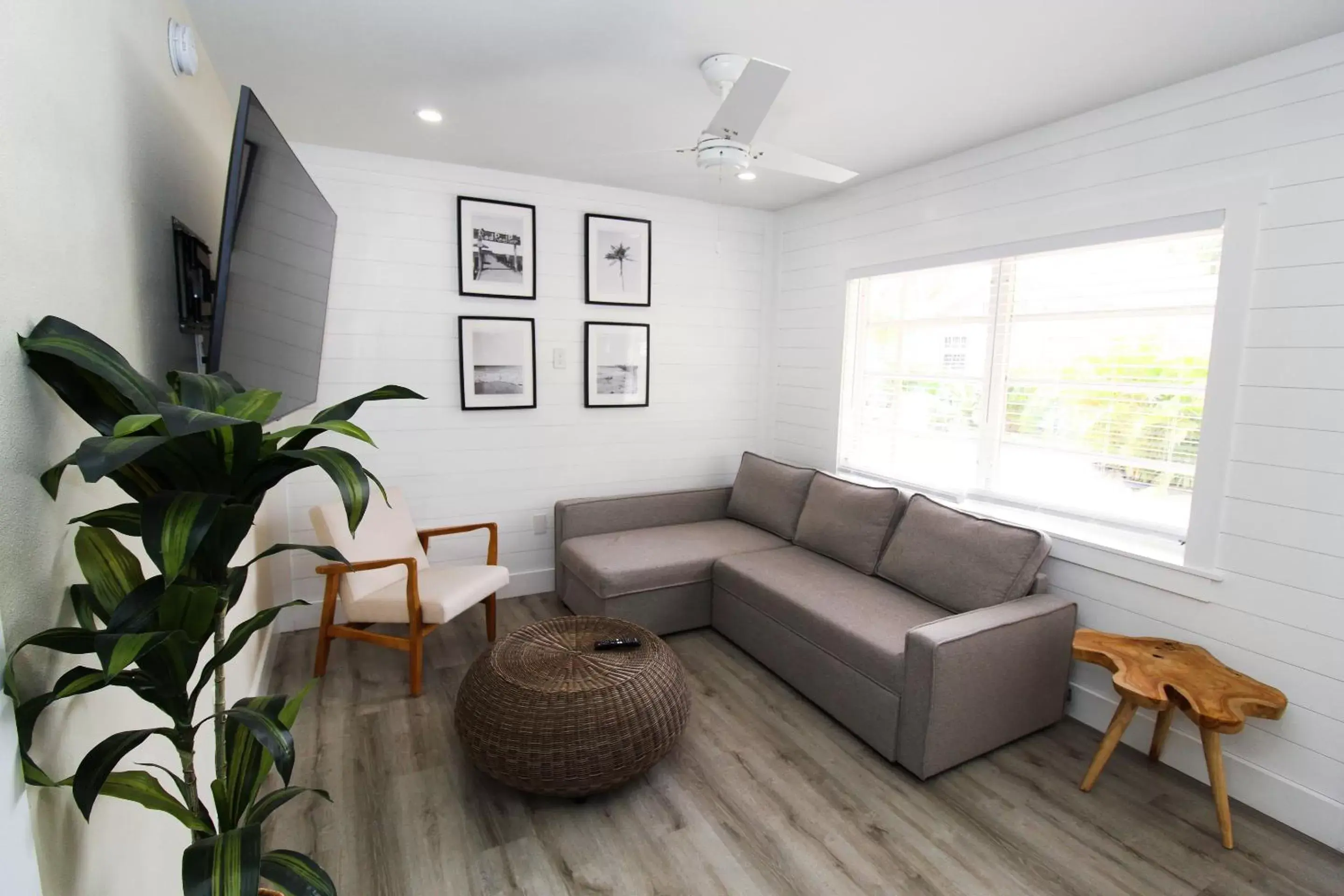 Living room in Pelican Post at Anna Maria Island Inn