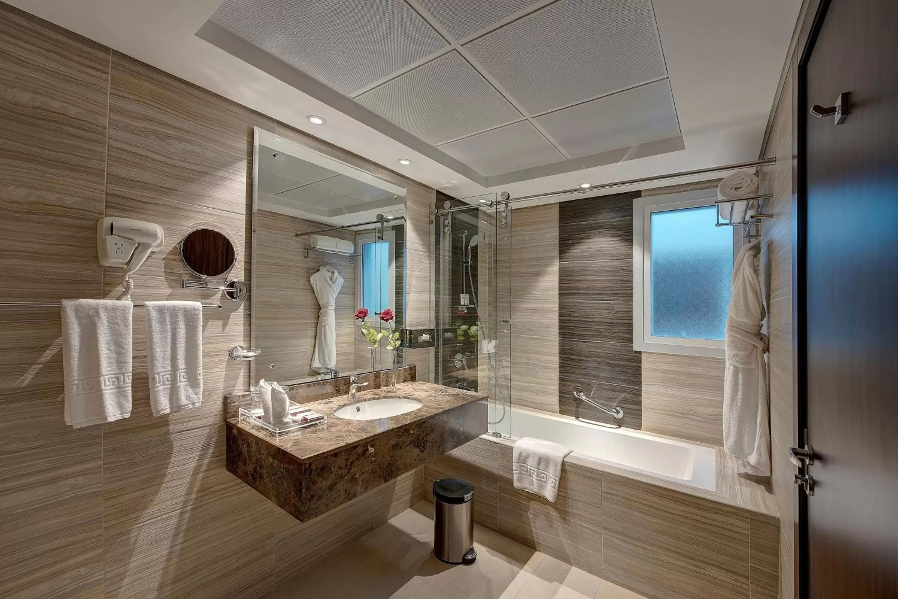 Bathroom in Omega Hotel Dubai