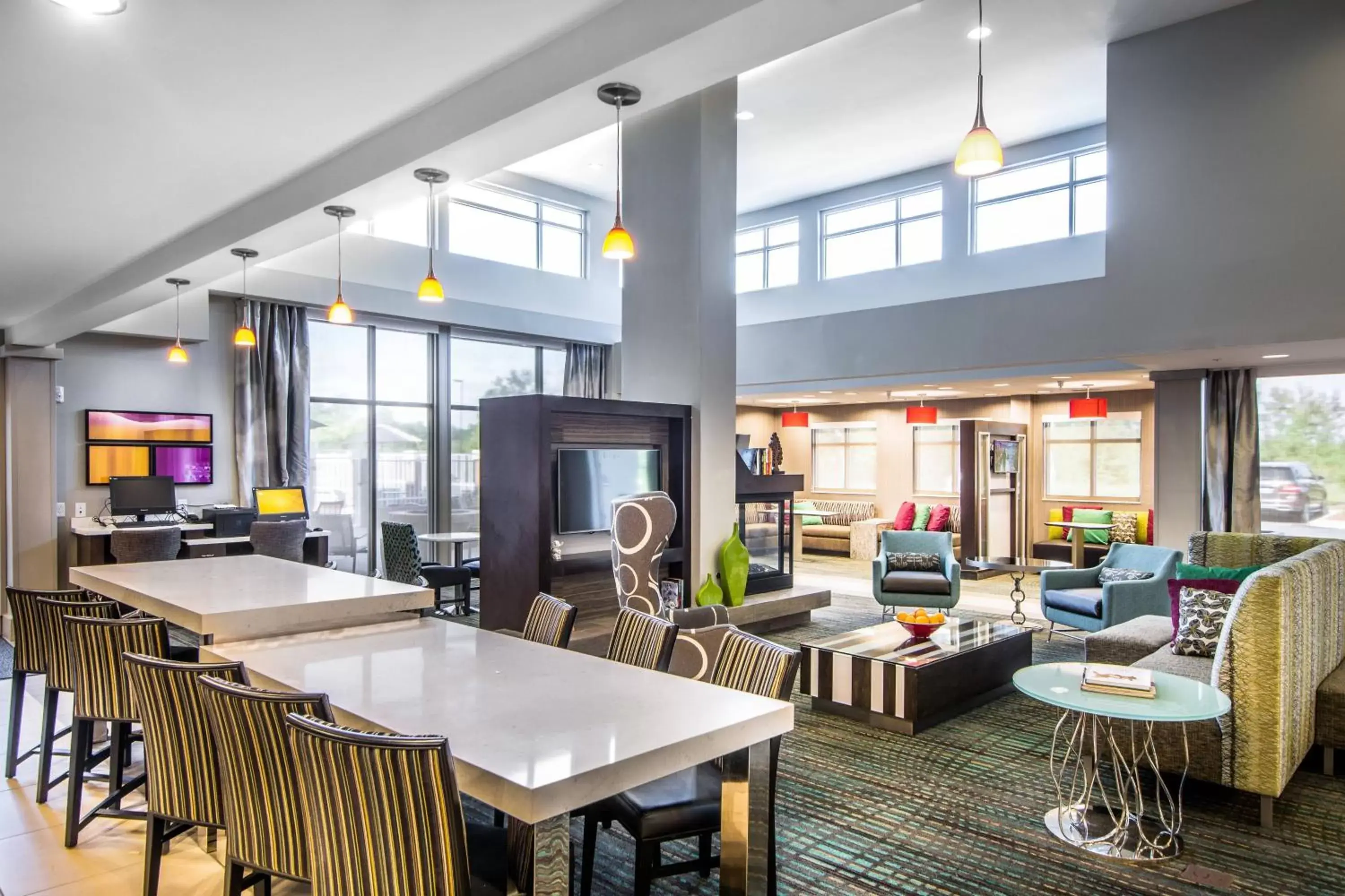 Lobby or reception, Restaurant/Places to Eat in Residence Inn by Marriott Savannah Airport
