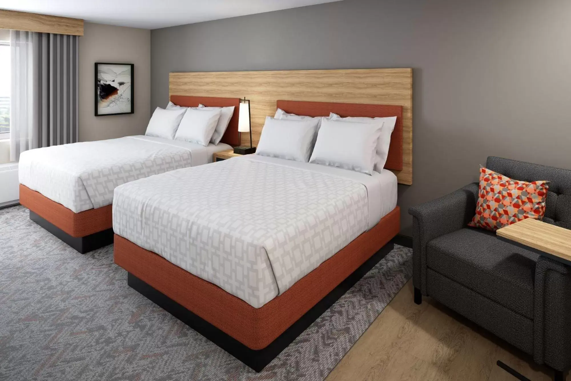 Bed in Candlewood Suites Sheridan, an IHG Hotel