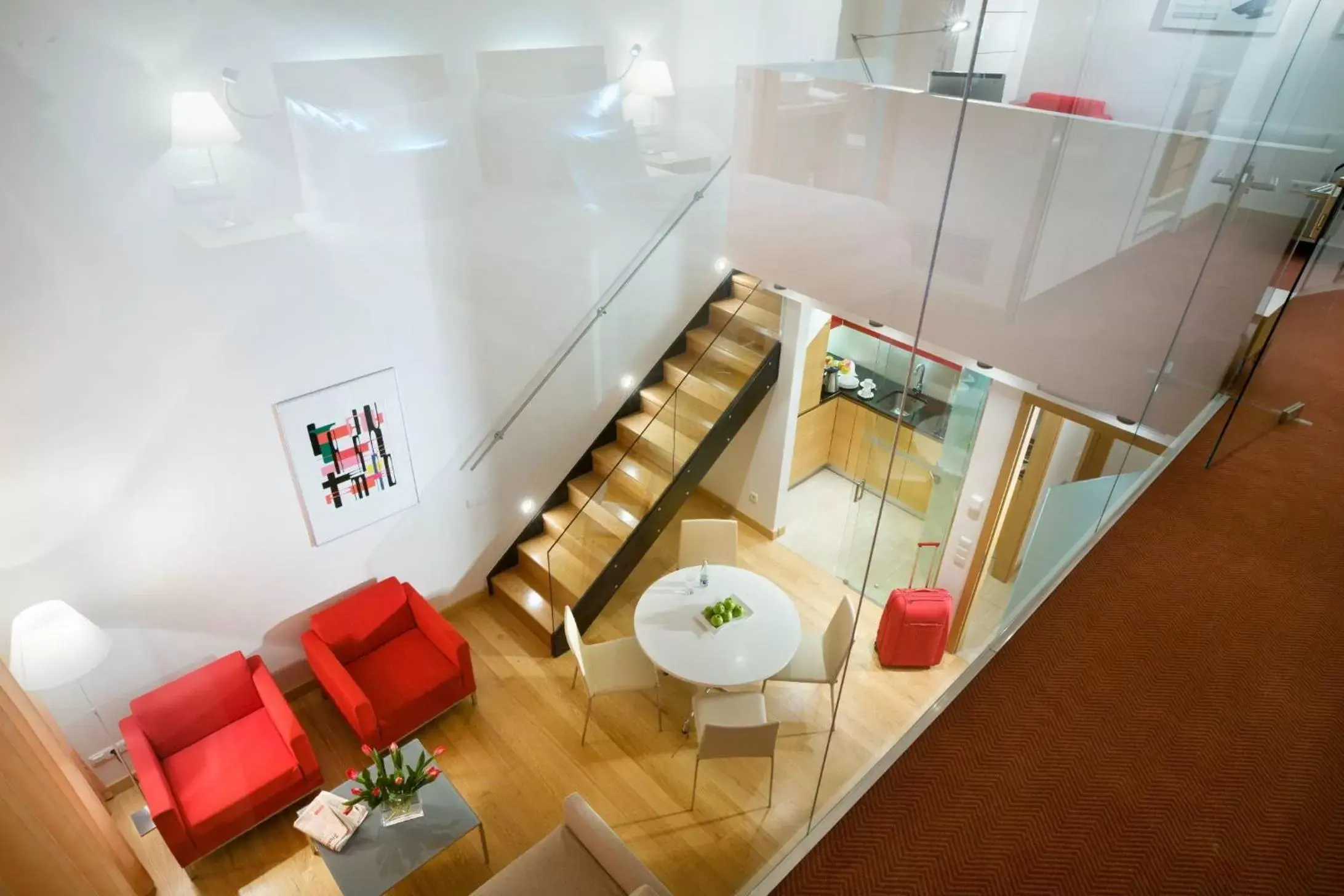 Kitchen or kitchenette, Bathroom in Vienna House by Wyndham Andel's Prague