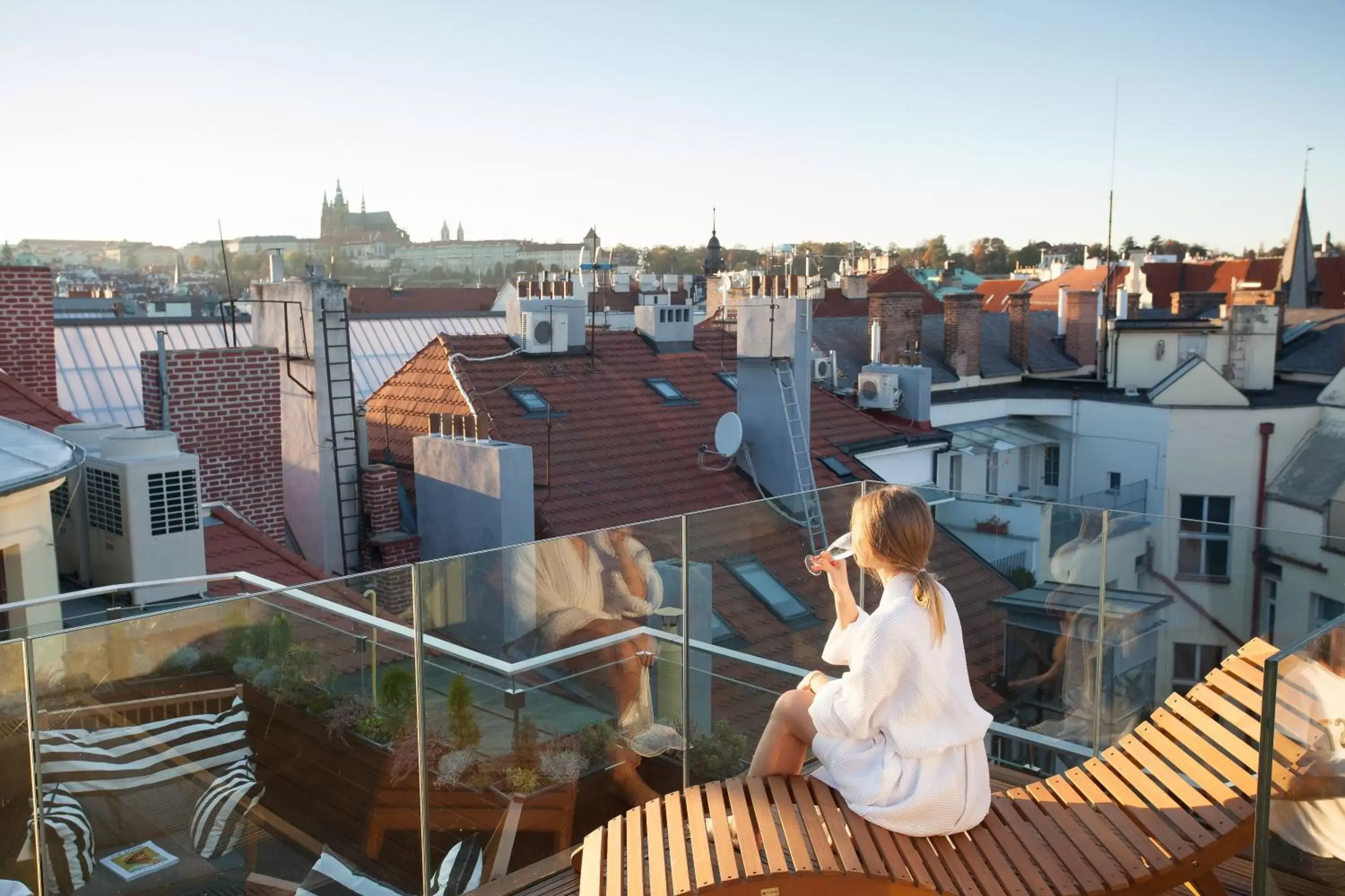 Hot Tub in Old Town Square Residence by Emblem