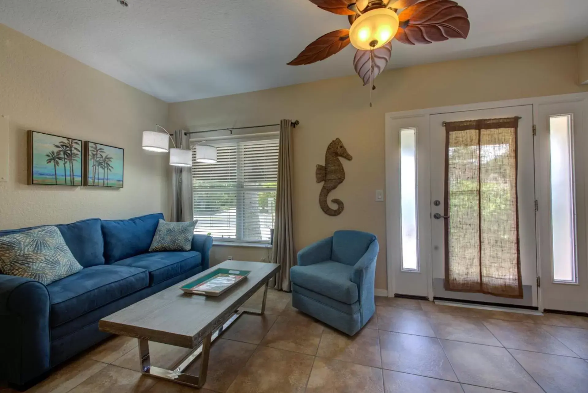 Living room in The Ringling Beach House