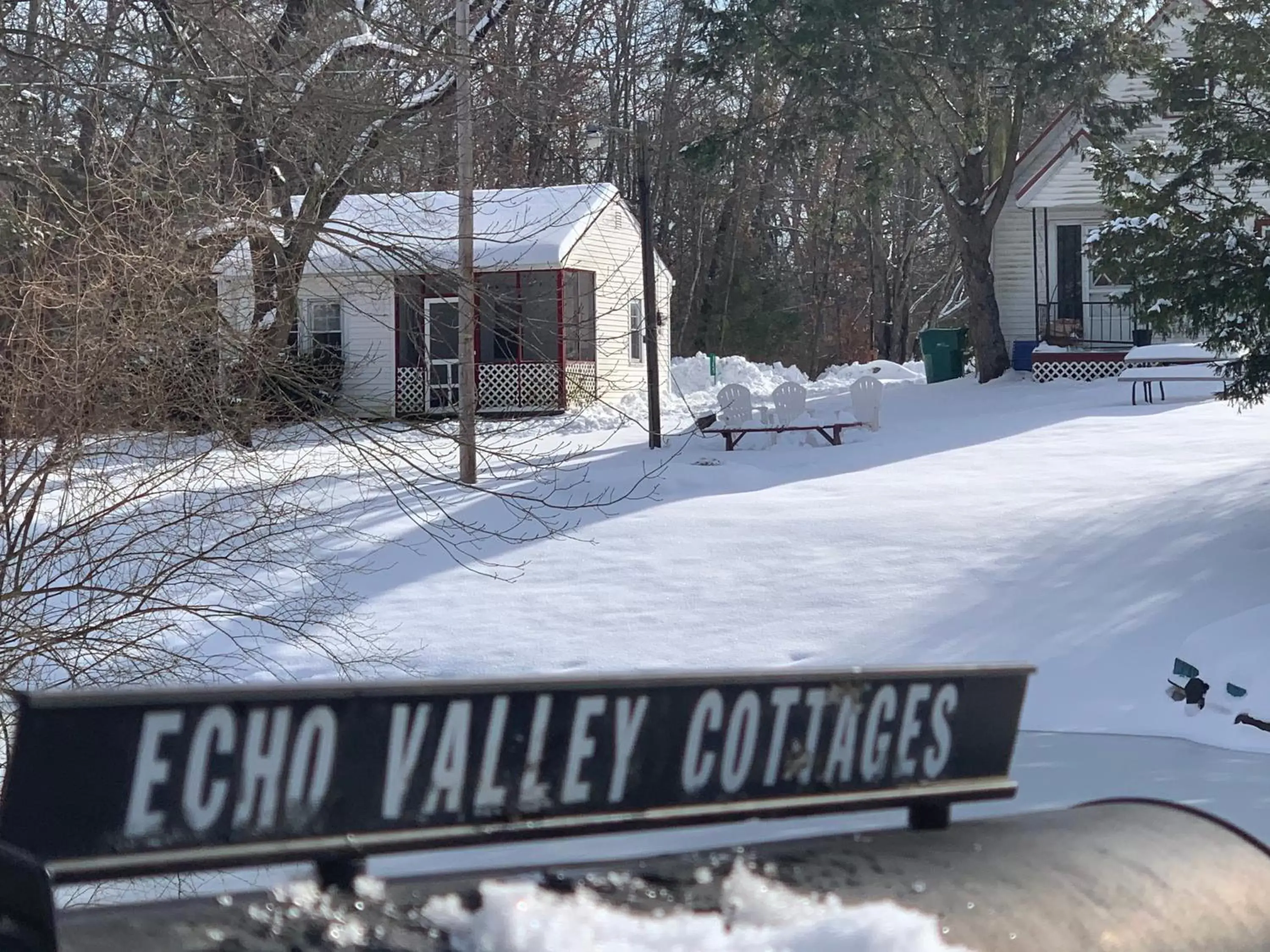 Winter in Echo Valley Cottages