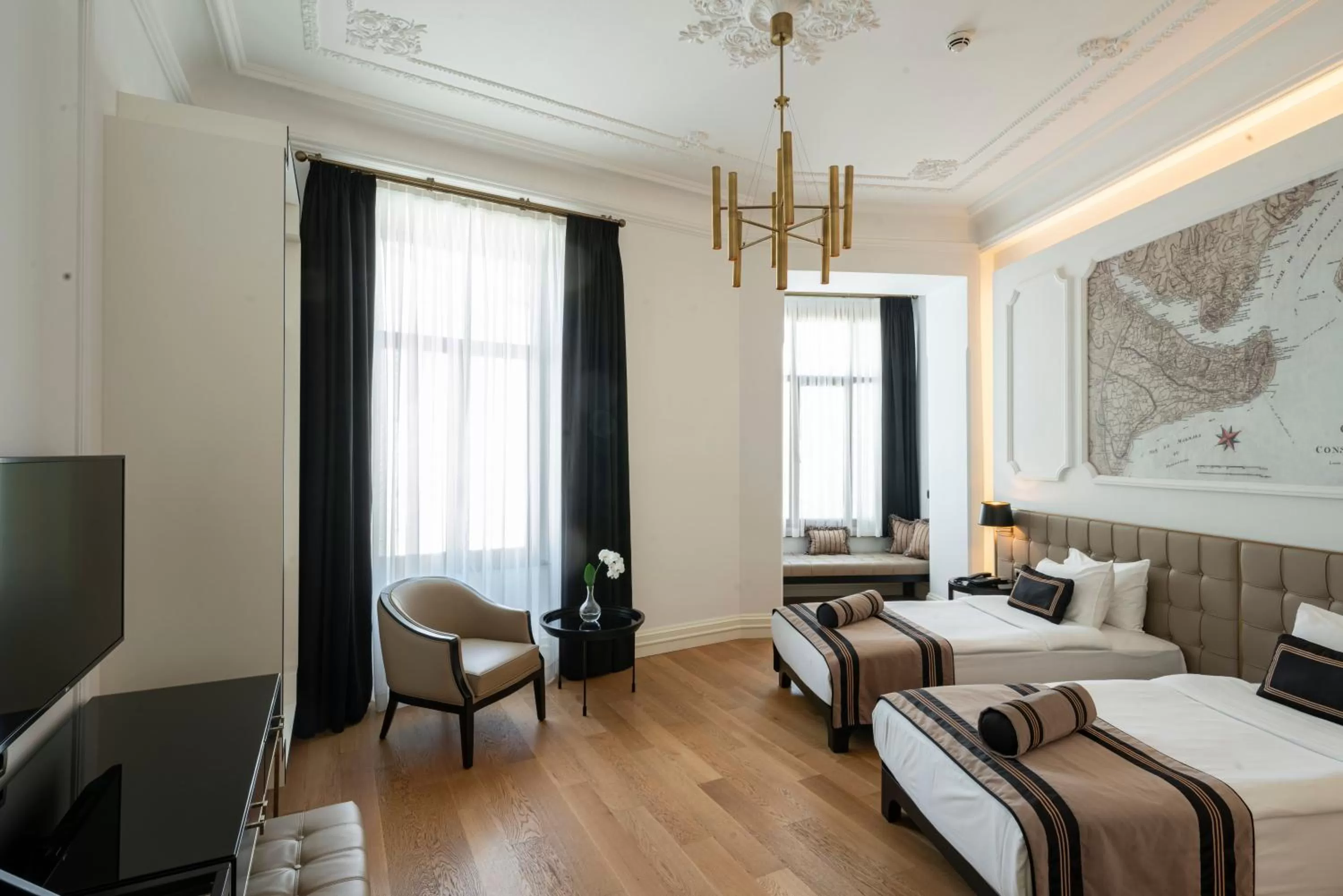 Bed in AKKA Lush Hotel Taksim