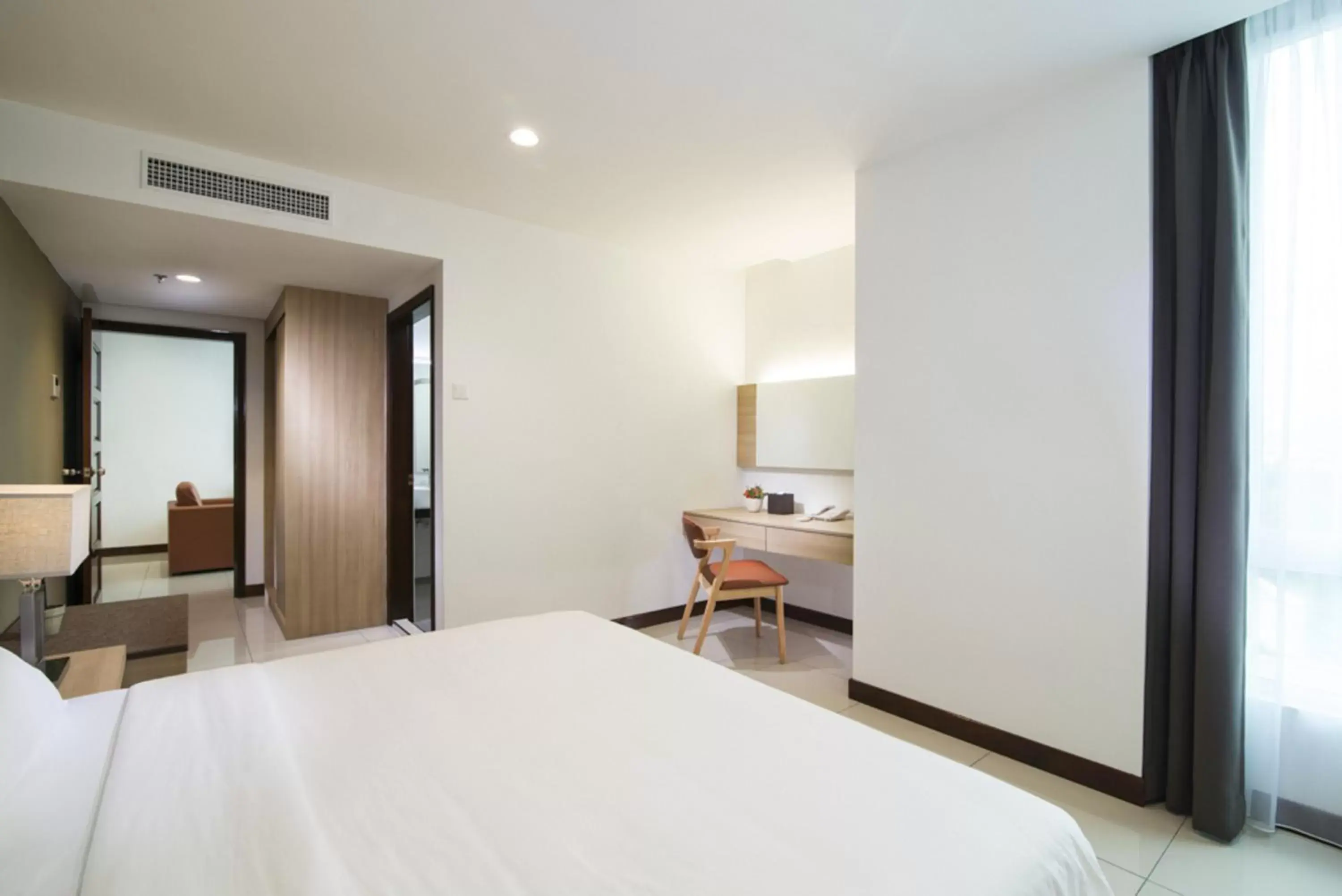 Bed in One Pacific Hotel and Serviced Apartments