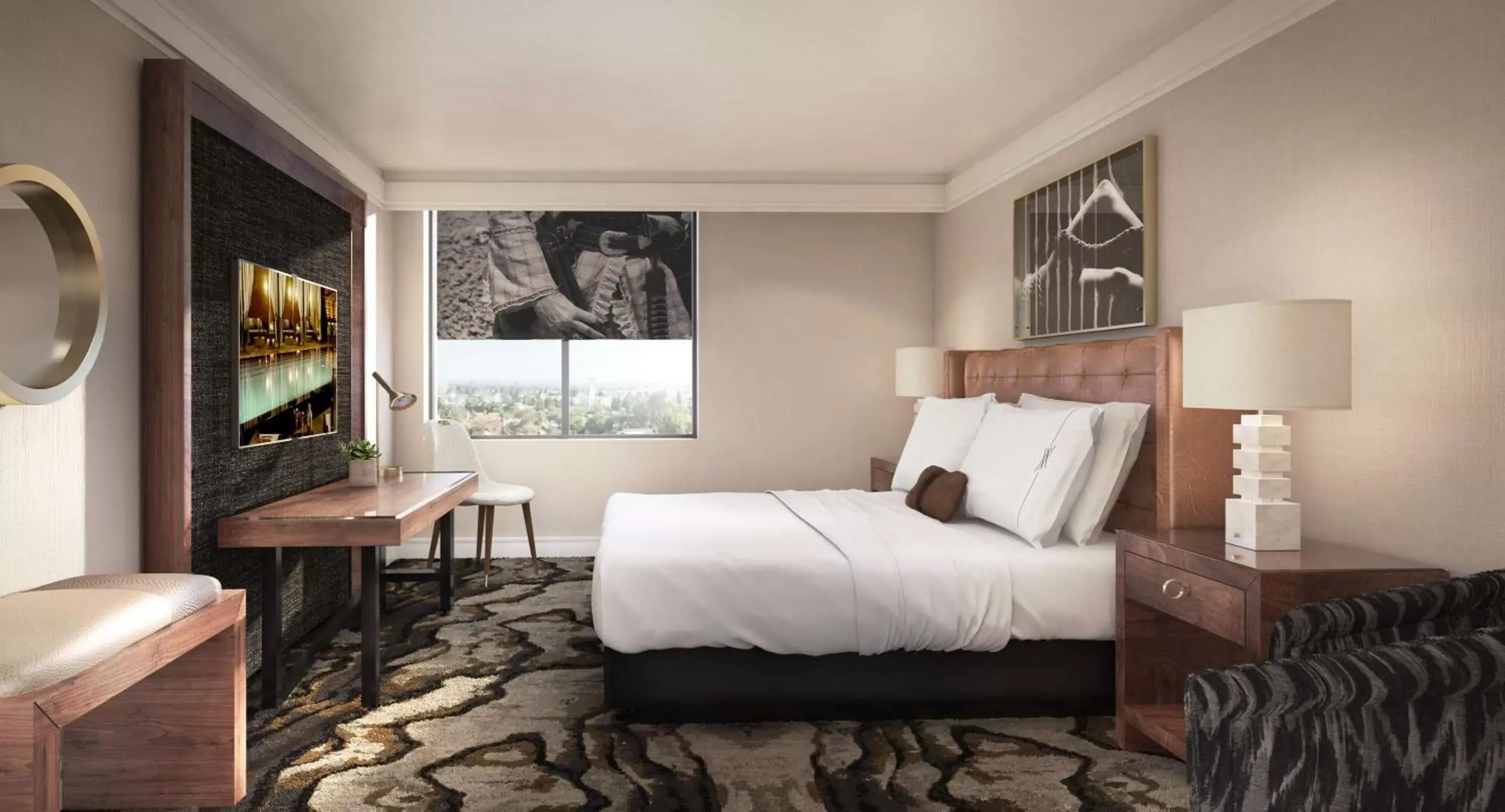Bed in The Highland Dallas, Curio Collection by Hilton
