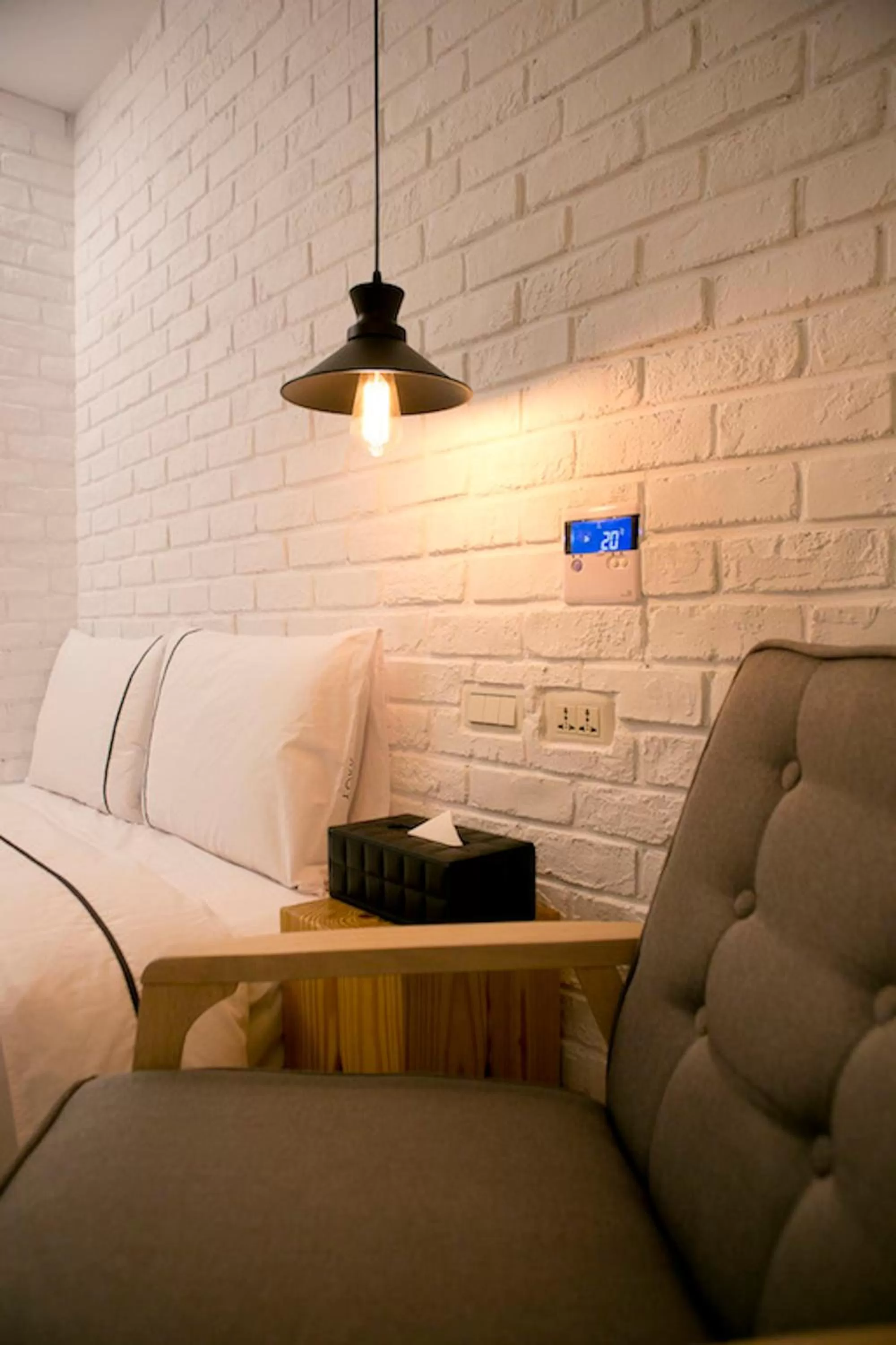 Decorative detail, Bed in York Hotel