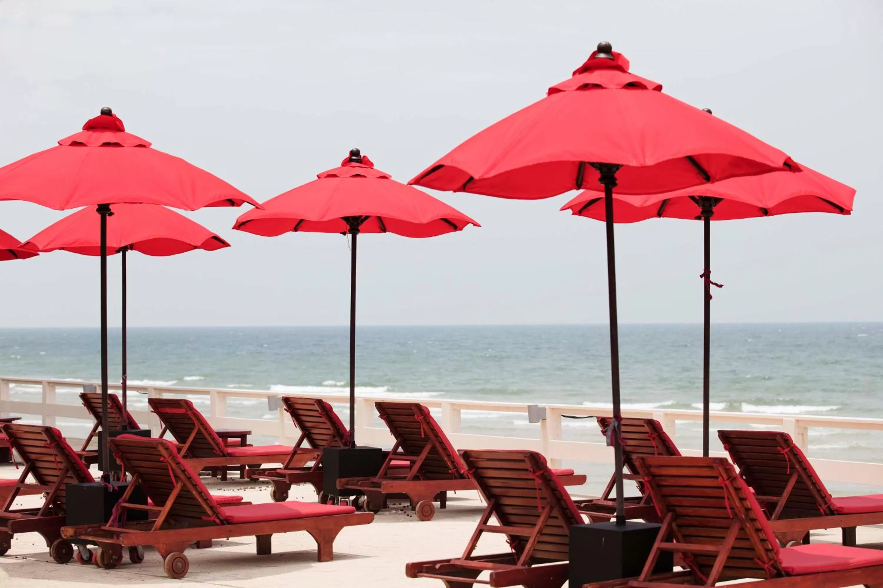 Sea view, Beach in Chom View Hotel, Hua Hin