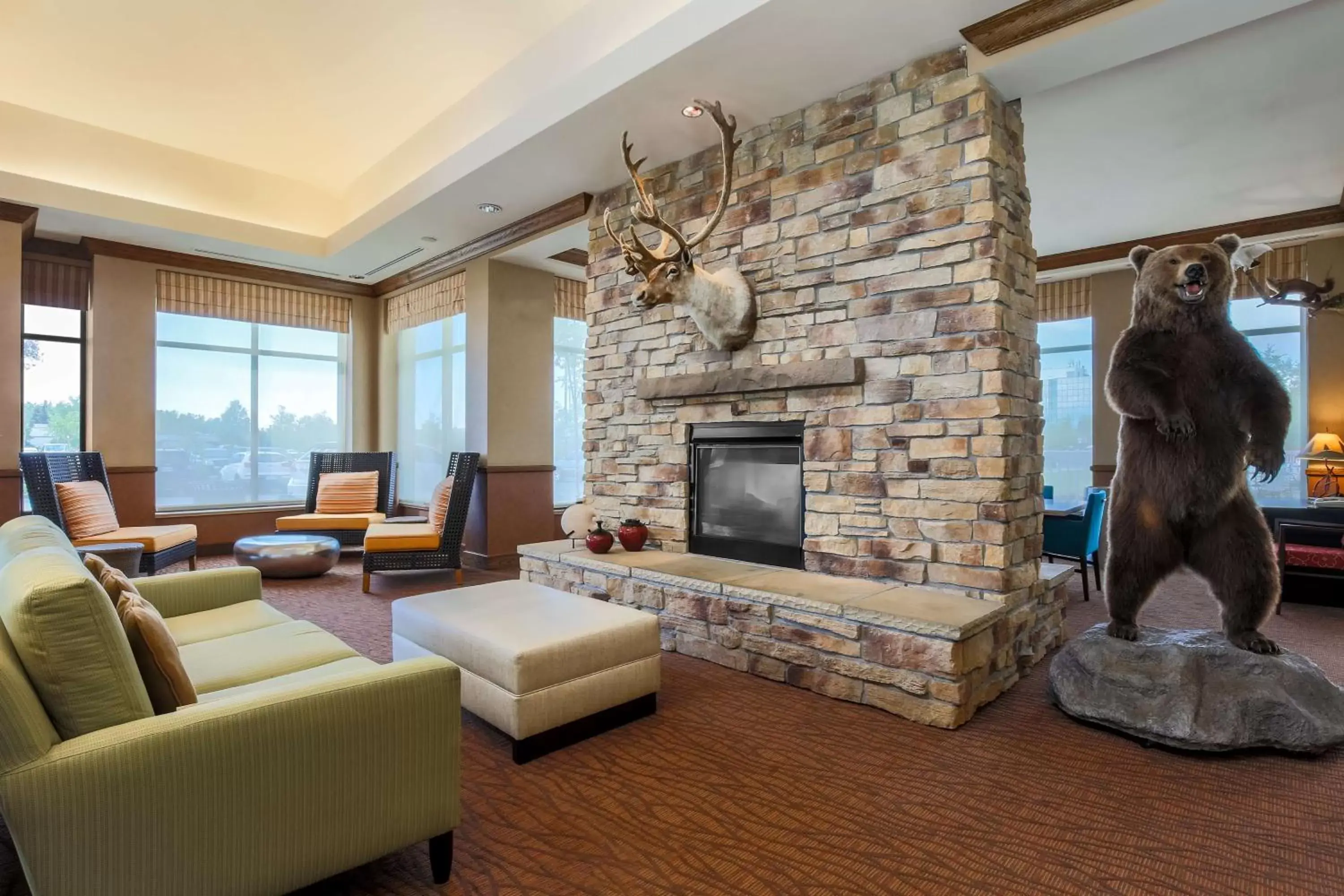 Lobby or reception, Seating Area in Hilton Garden Inn Anchorage