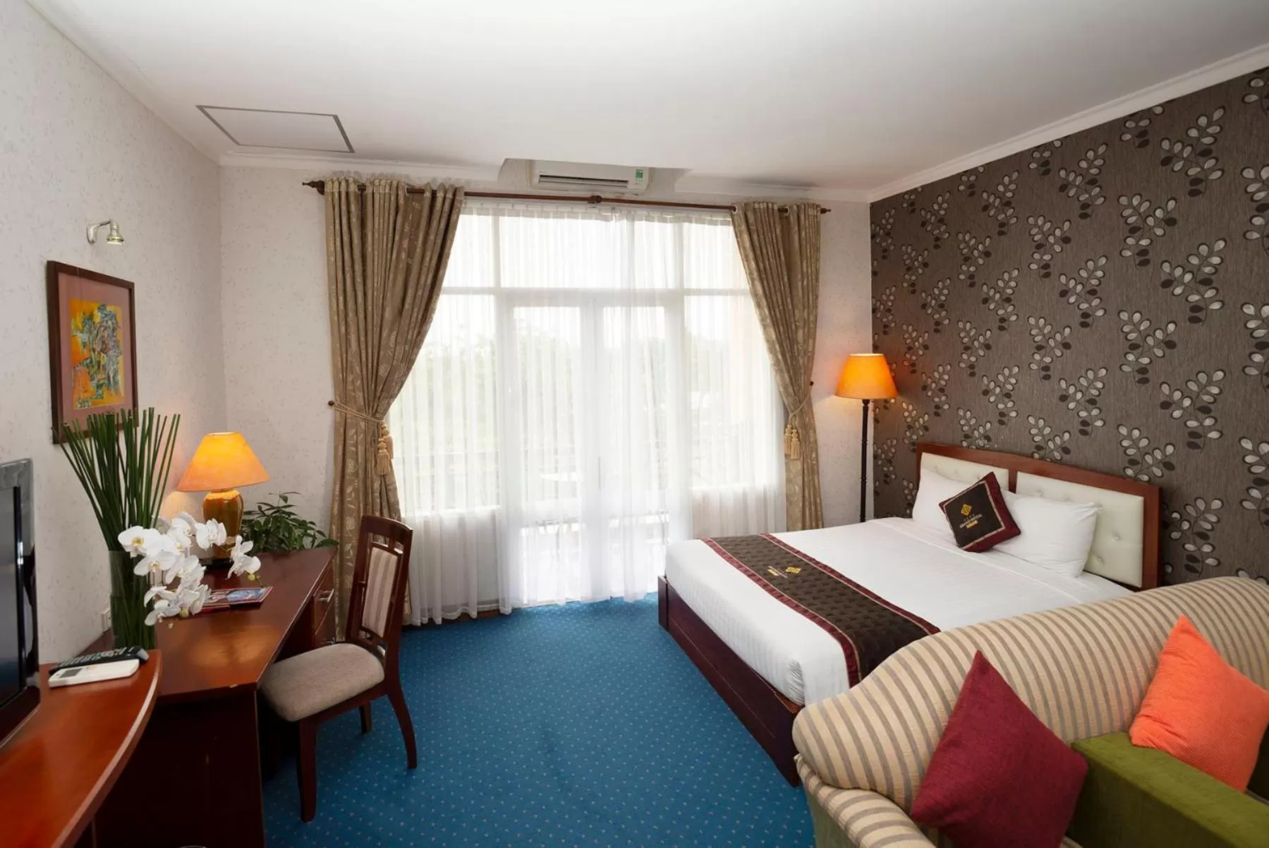 Living room, Bed in Grand Hotel Vung Tau