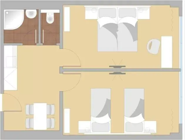 Floor Plan in Hotel Energie