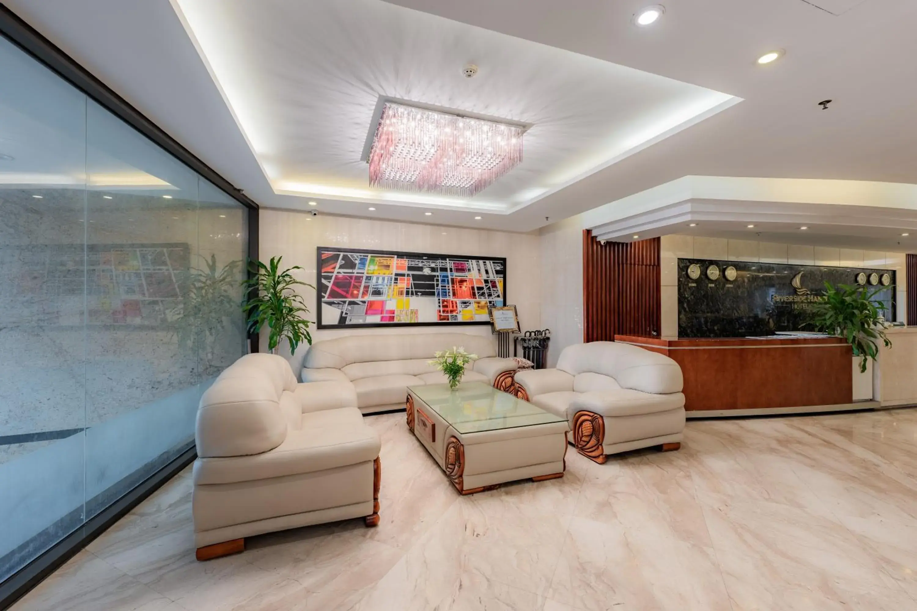 Seating area, Lobby/Reception in Riverside Hanoi Hotel