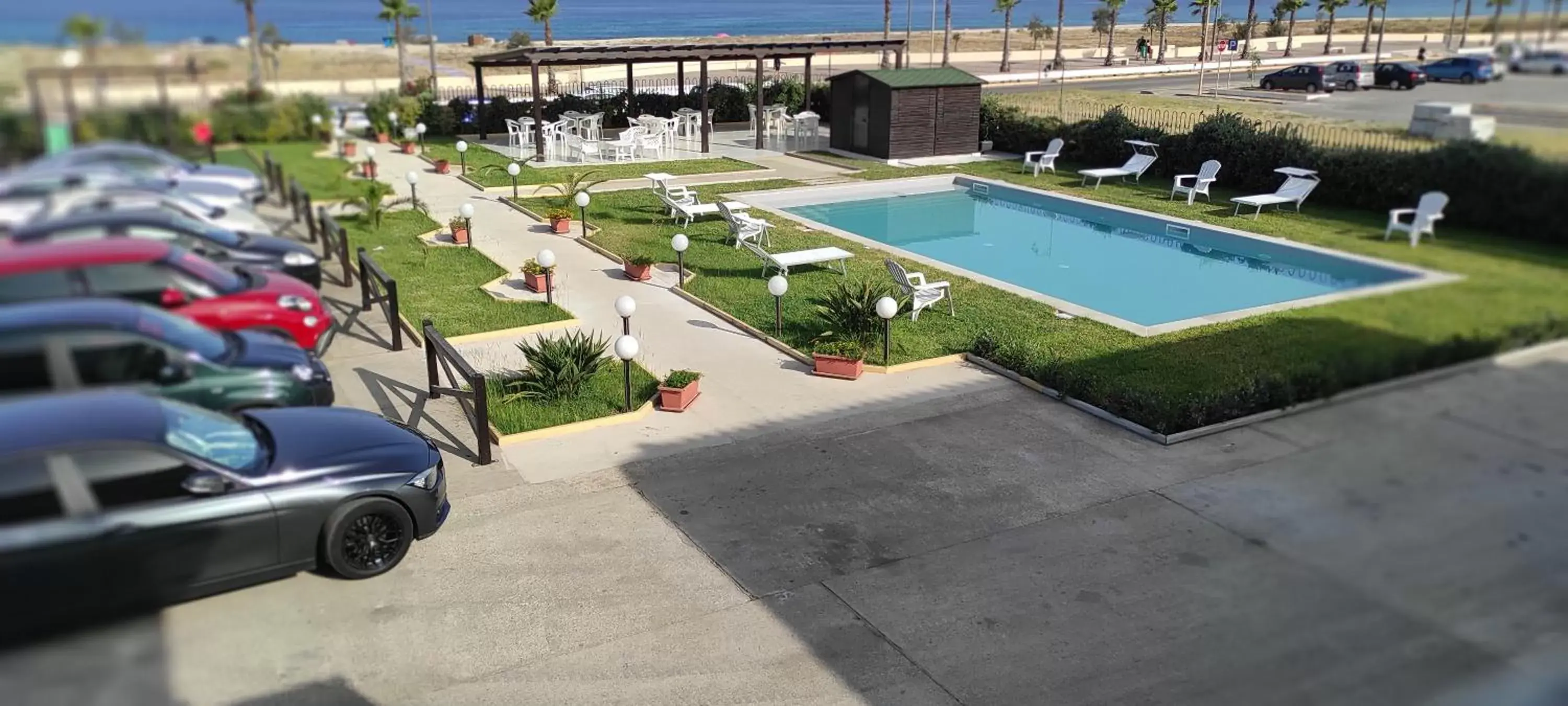 Swimming pool, Pool View in Residence Santa Barbara