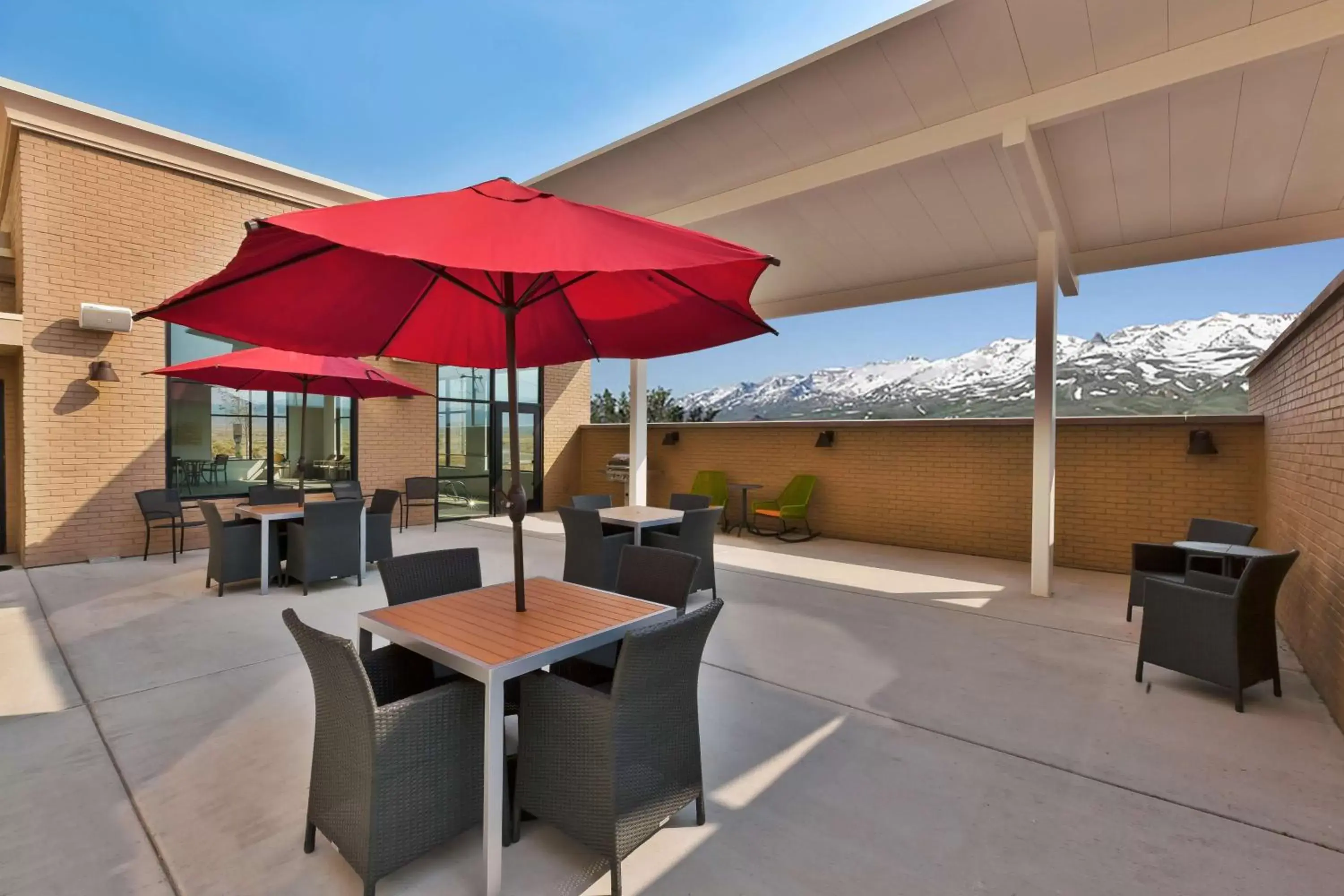 Patio in Hampton Inn & Suites Wells, Nv