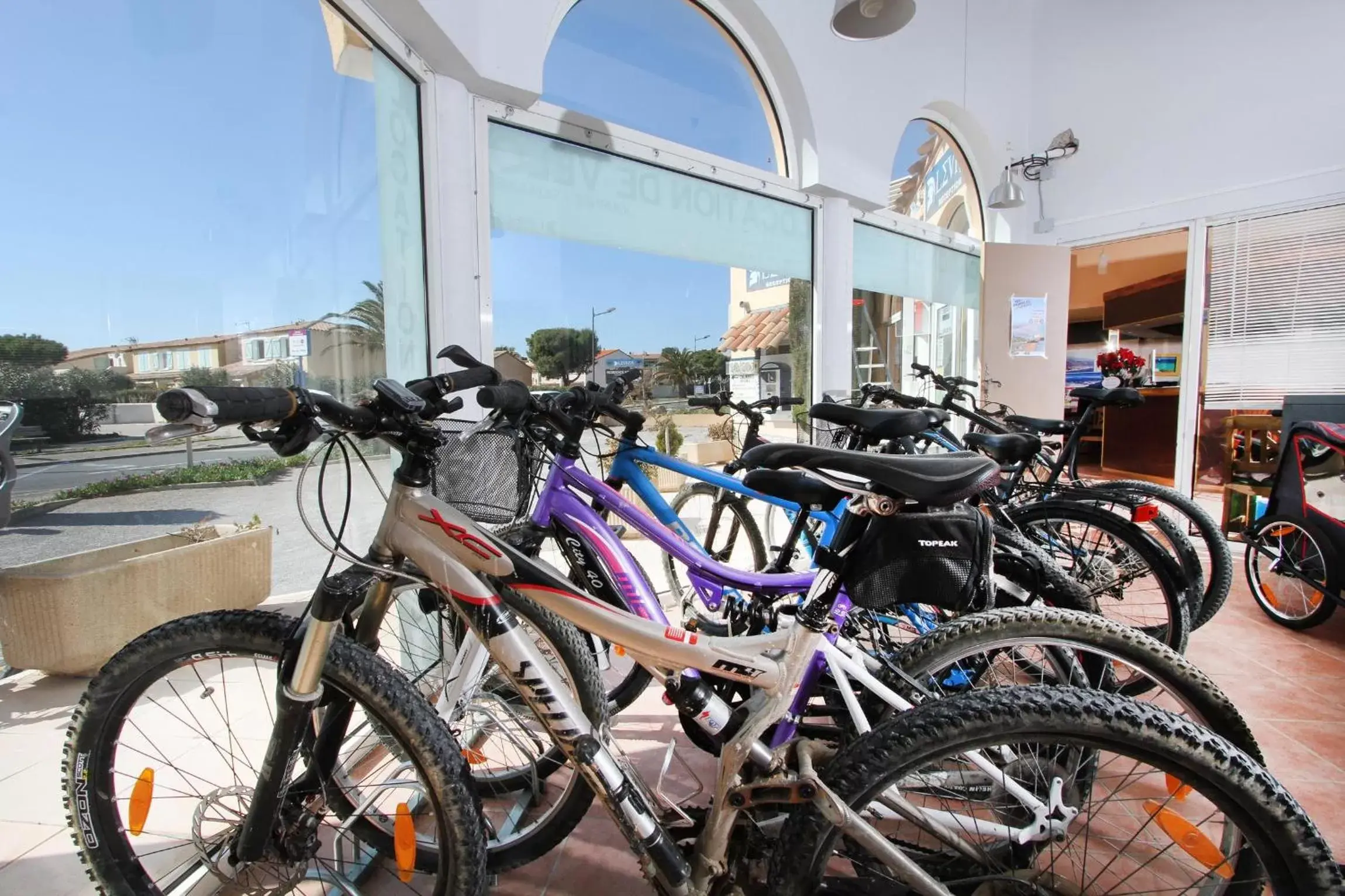 Biking in Hôtel Le Leukos