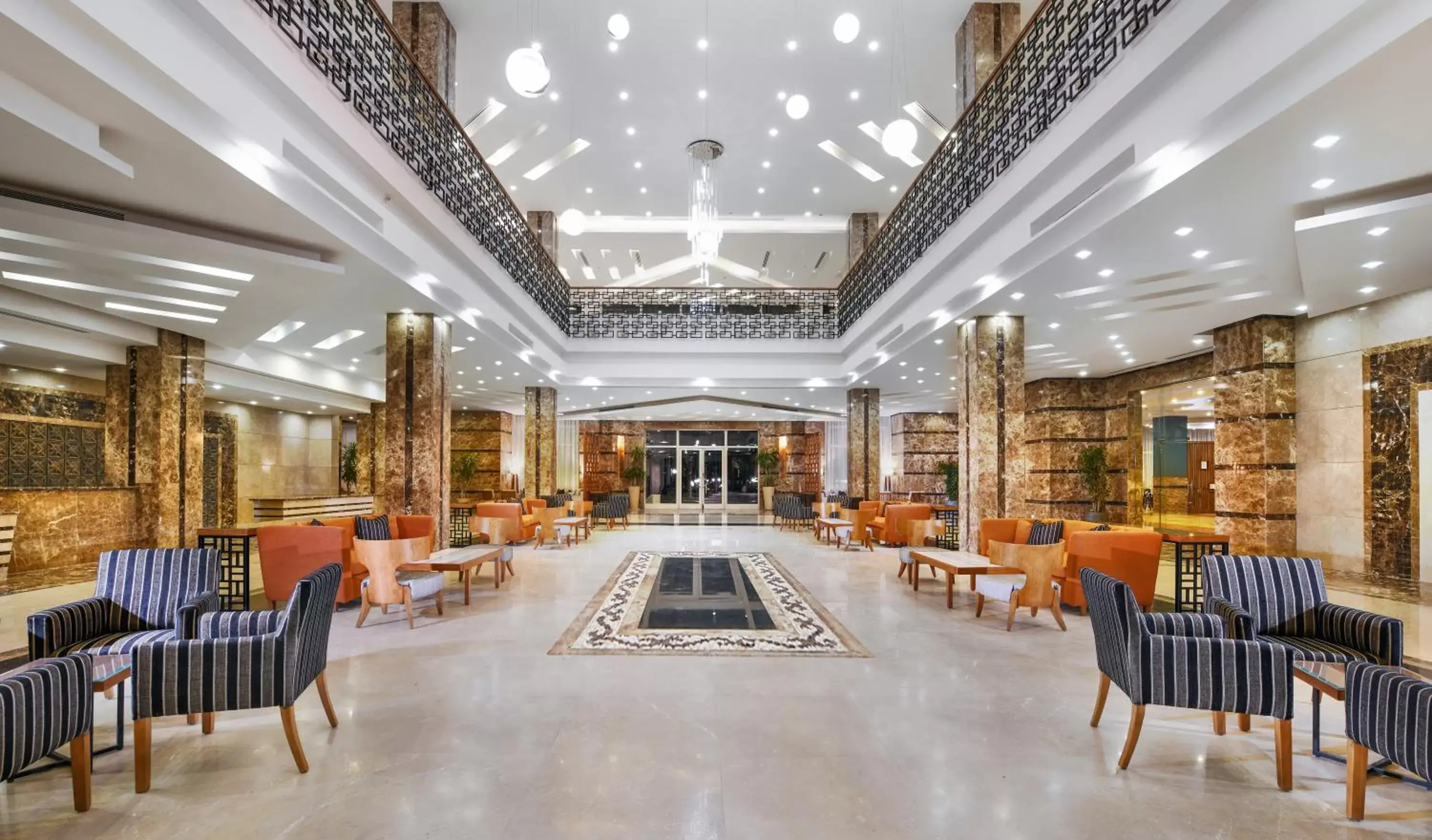 Lobby or reception in JAZ Soma Beach Lobby or reception in JAZ Soma Beach