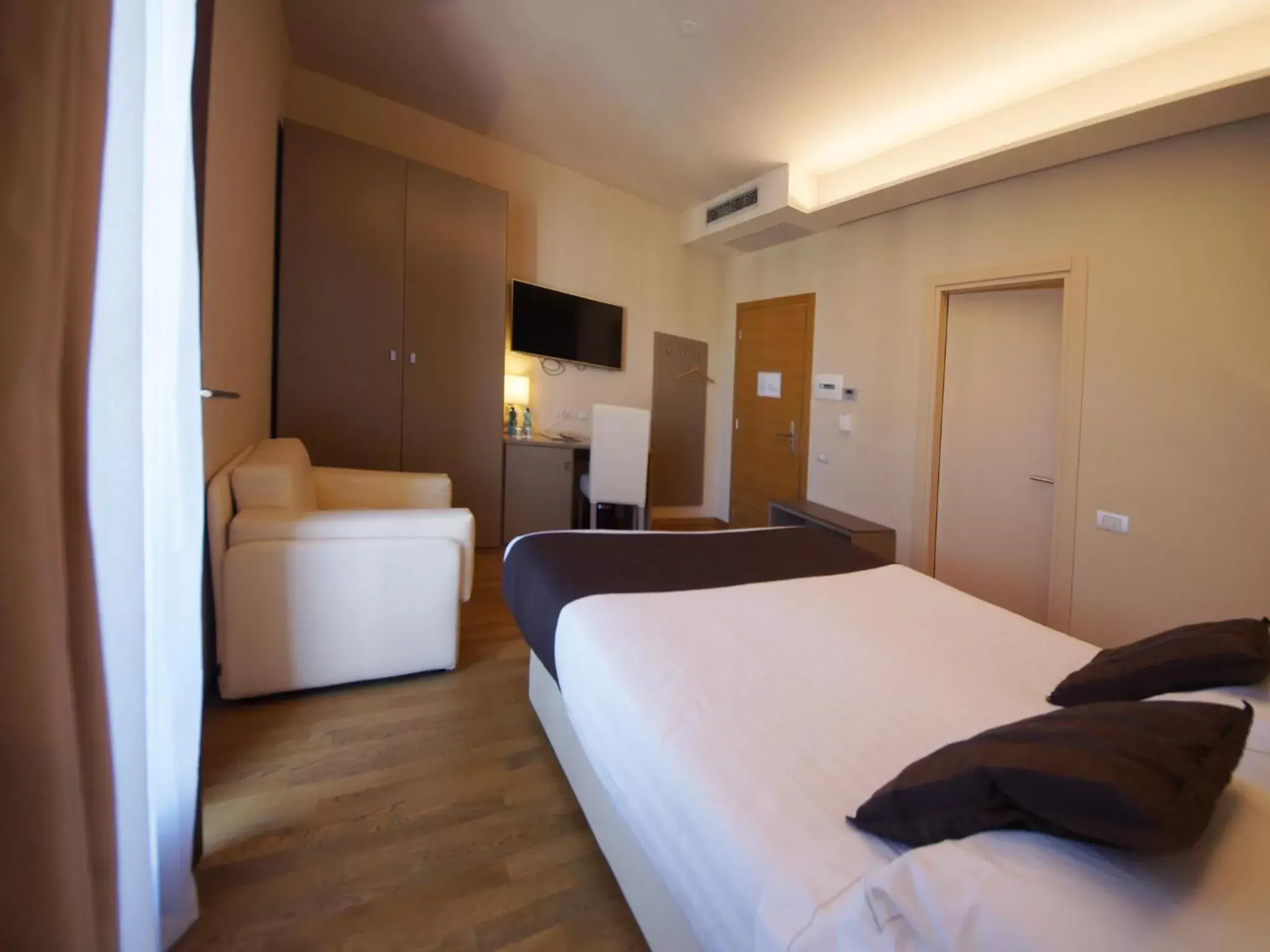 Bed in Hotel Dori