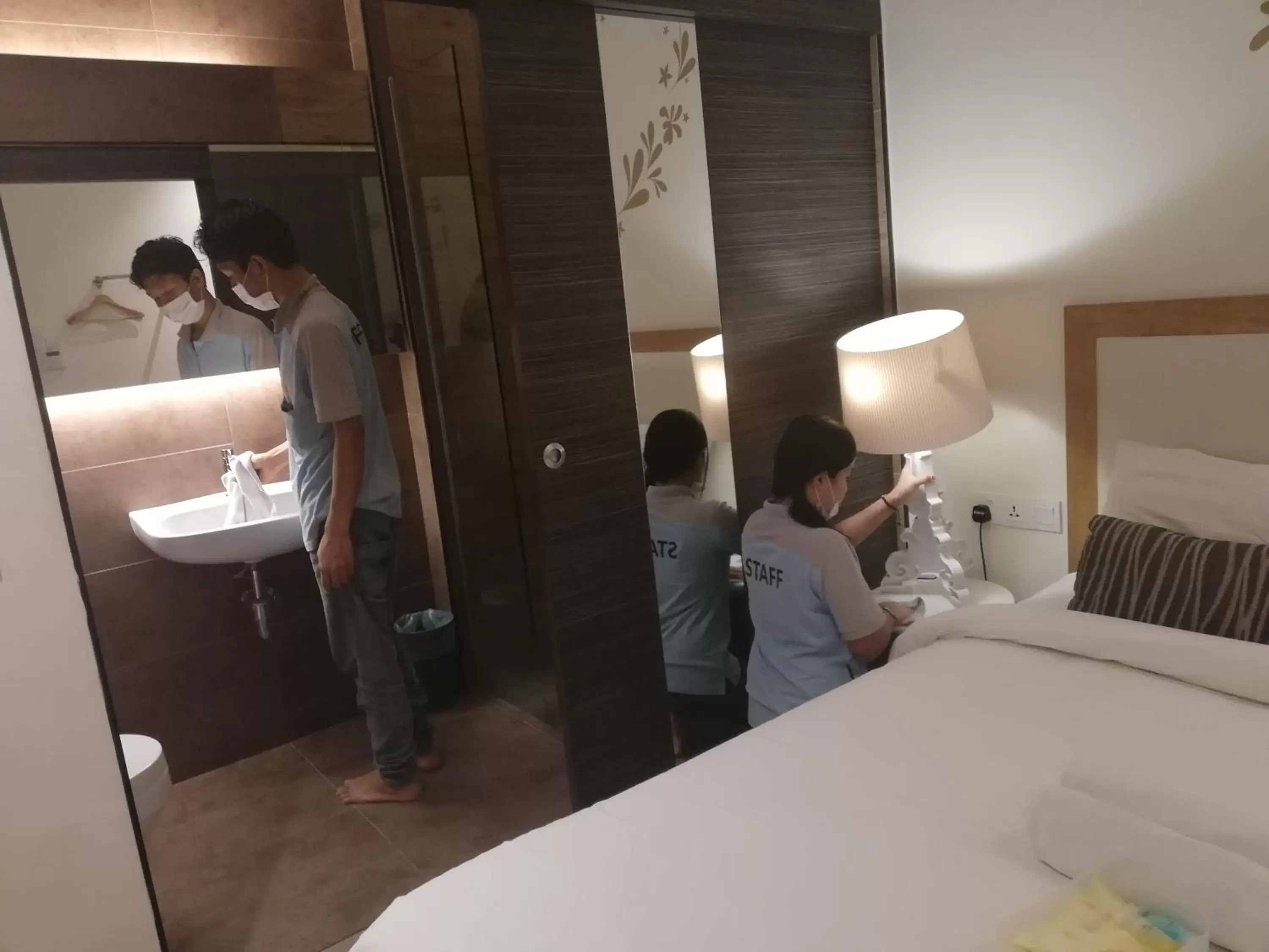 Staff, Bed in Mood Hotel Staff, Bed in Mood Hotel